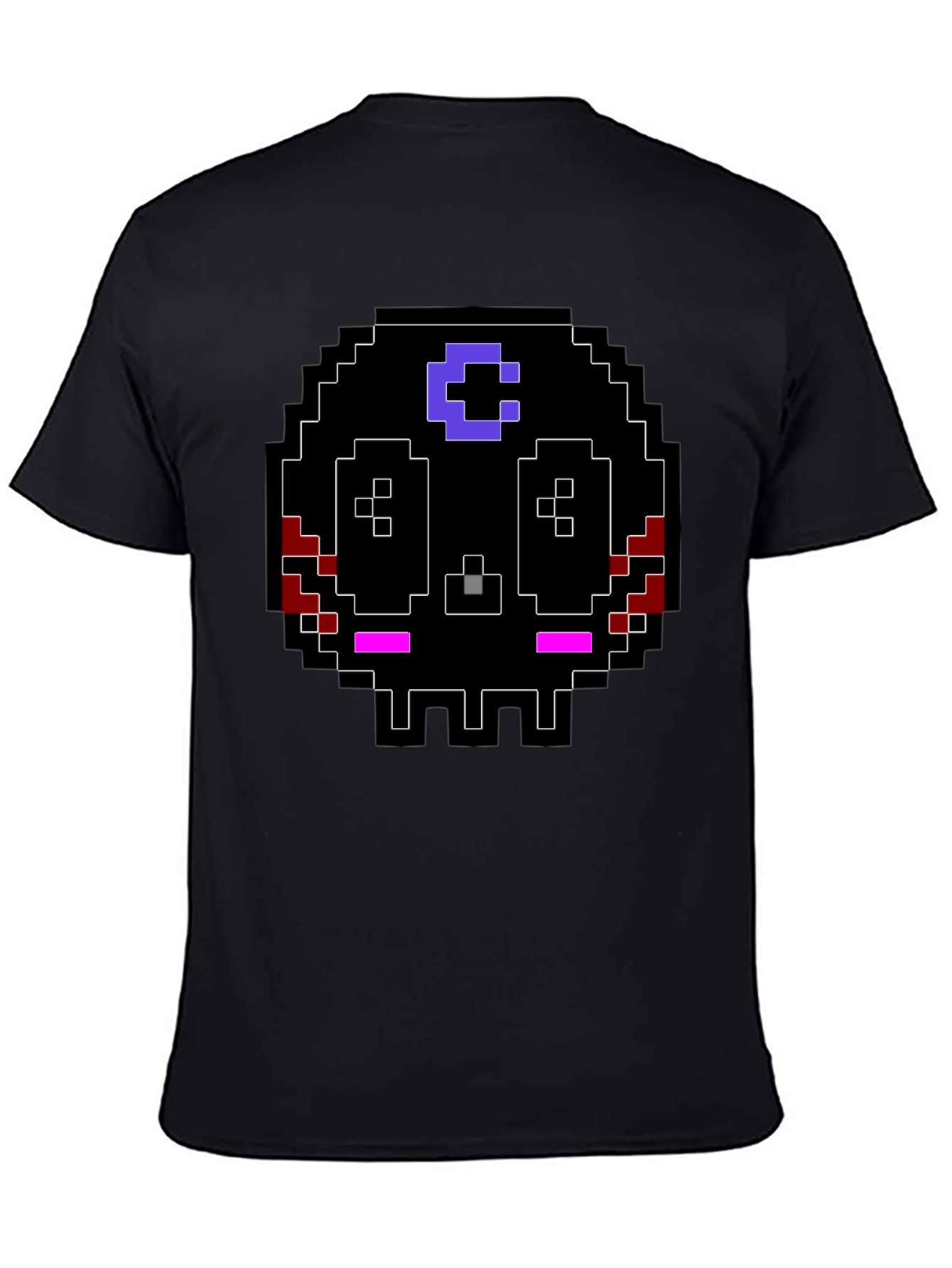 Pixel Skull Graphic T-Shirt