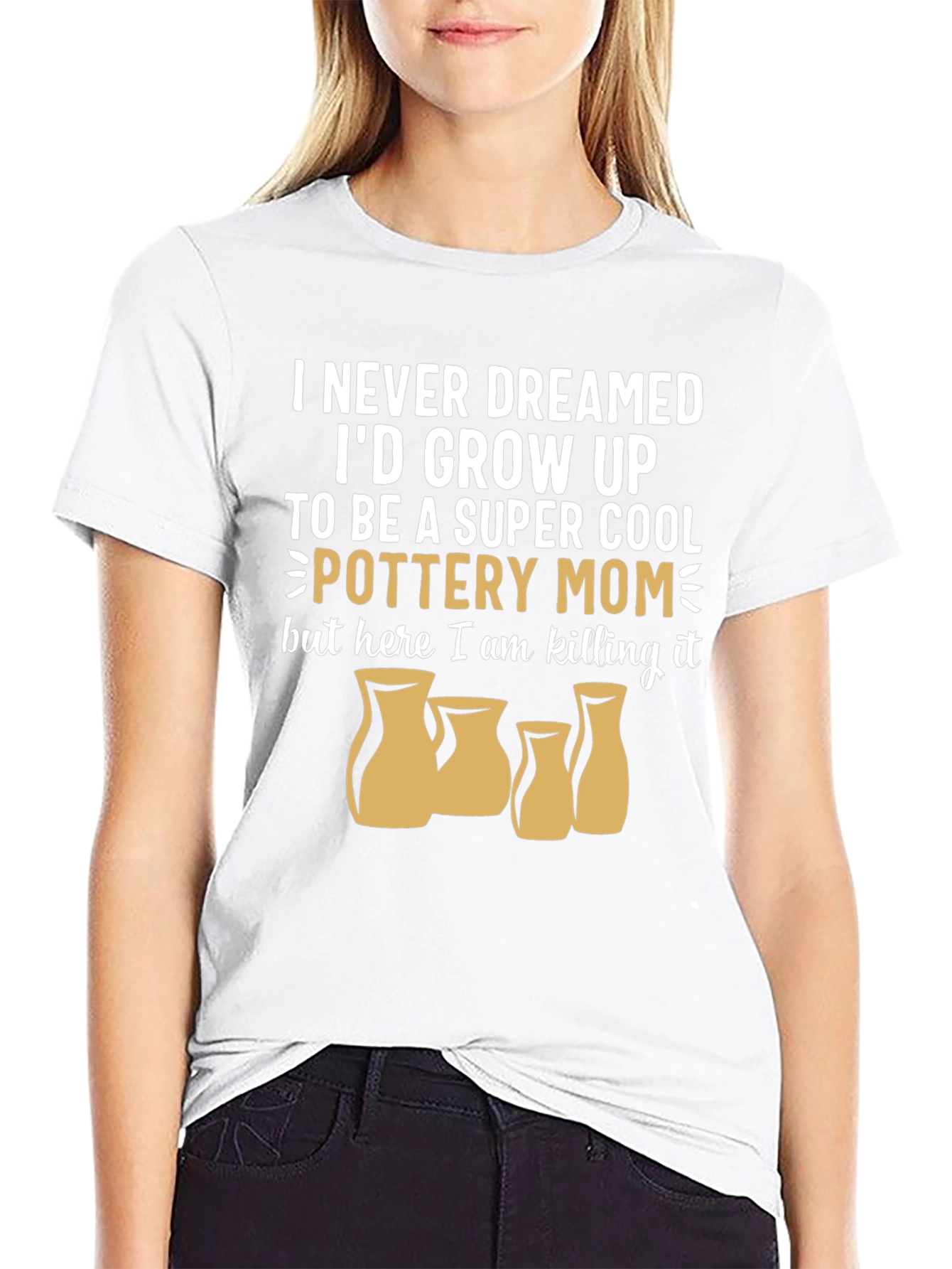 Cool Pottery Mom T-Shirt - Novelty Graphic Tee
