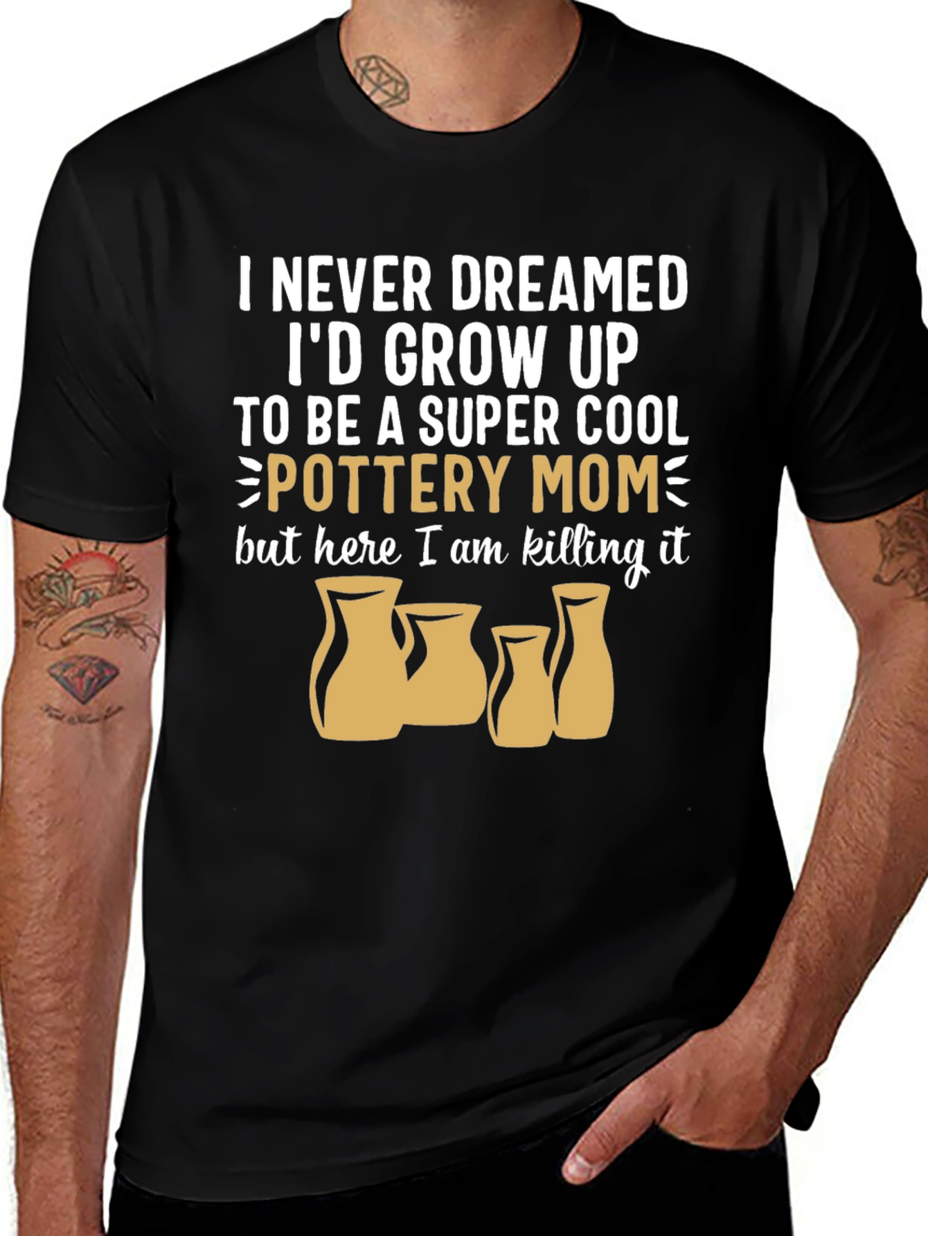 Cool Pottery Mom T-Shirt - Novelty Graphic Tee