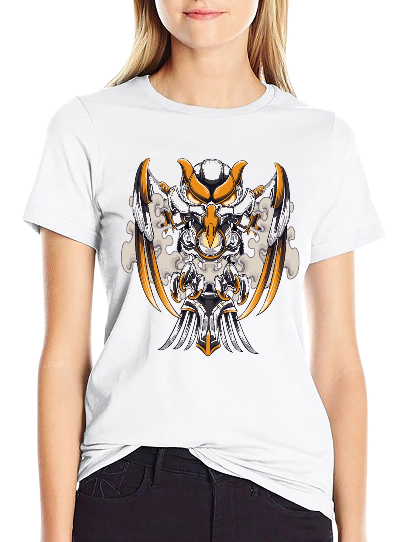 Mechanical Owl T-Shirt - Unique Graphic Design