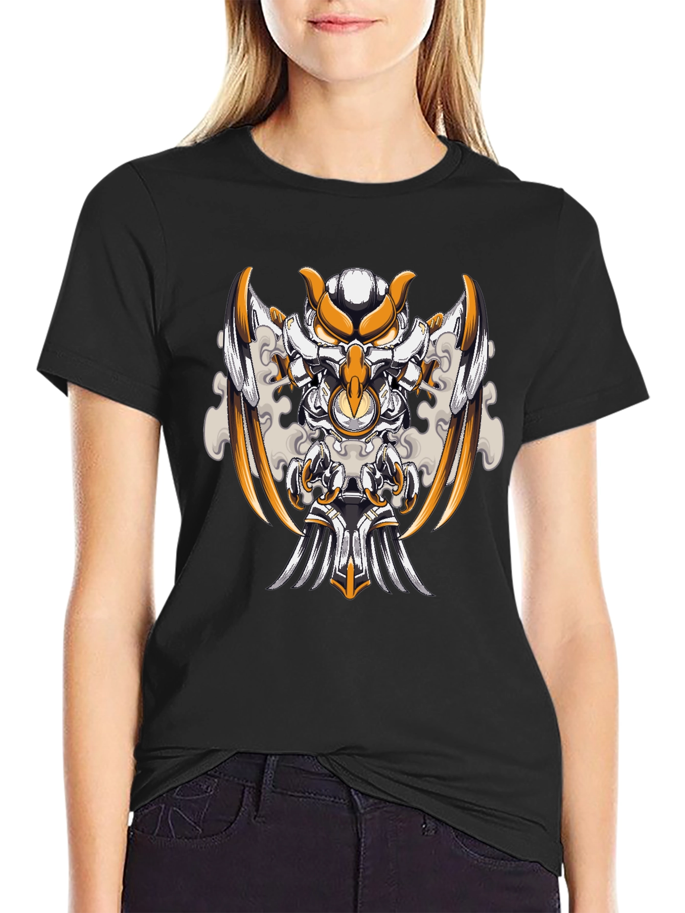 Mechanical Owl T-Shirt - Unique Graphic Design
