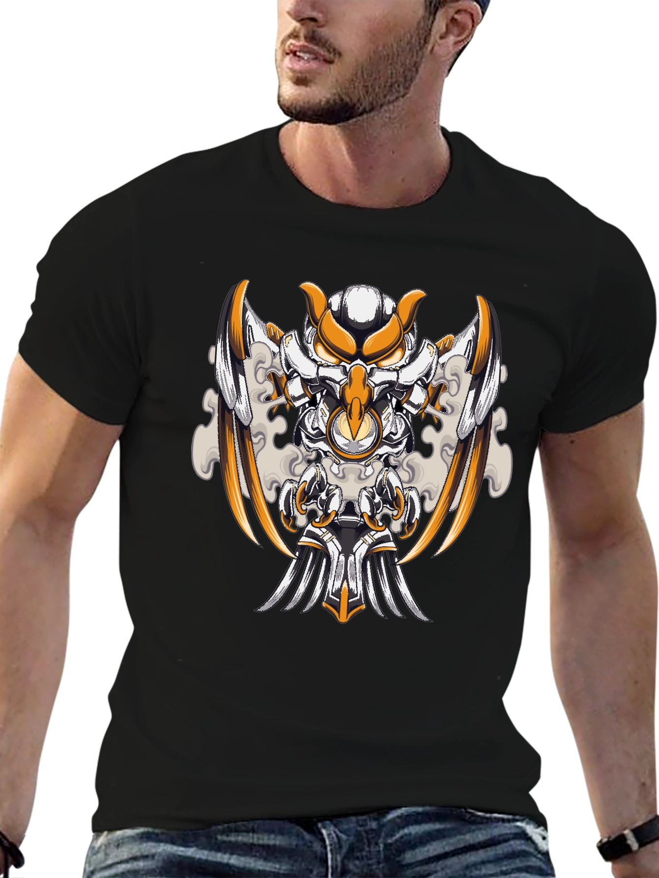 Mechanical Owl T-Shirt - Unique Graphic Design