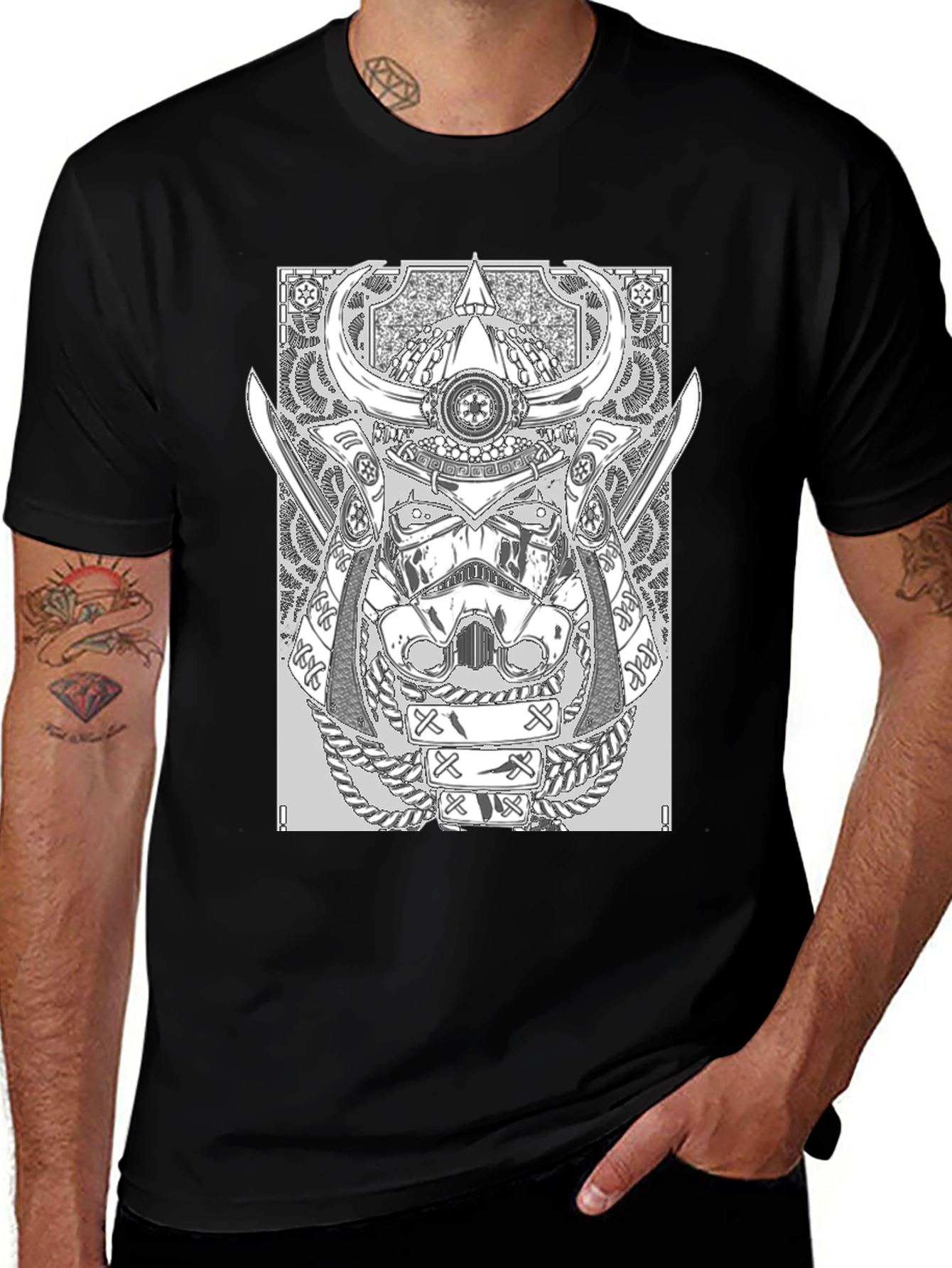 Samurai Stormtrooper Graphic T-Shirt