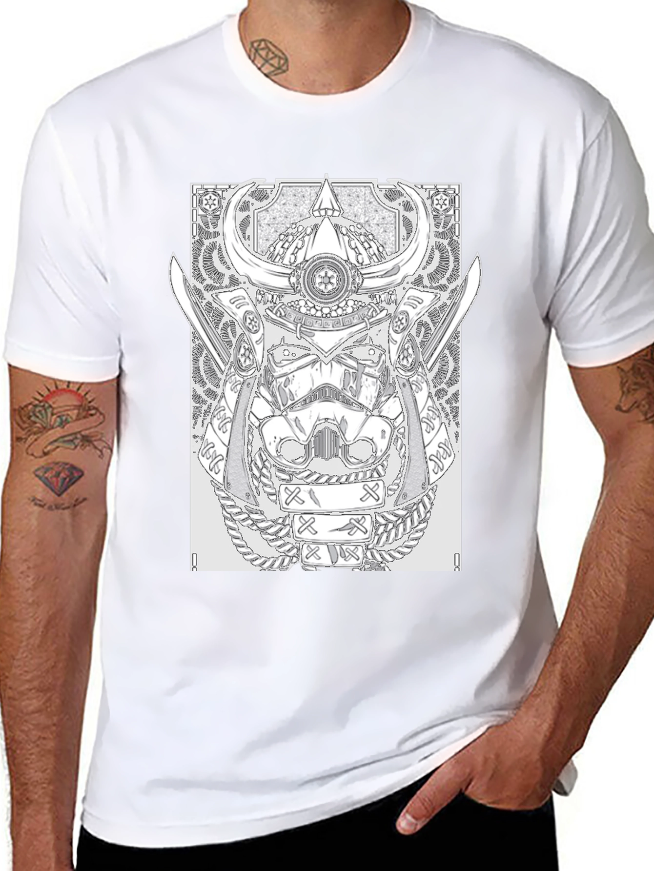Samurai Stormtrooper Graphic T-Shirt