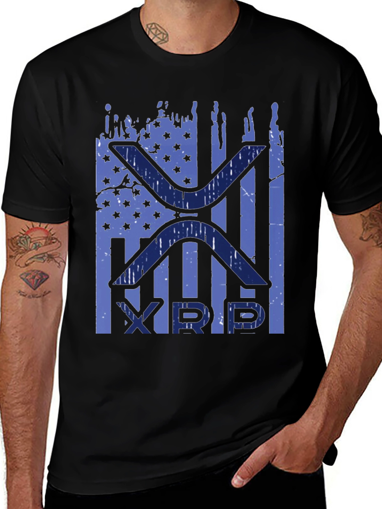 Ripple XRP American Flag T-Shirt