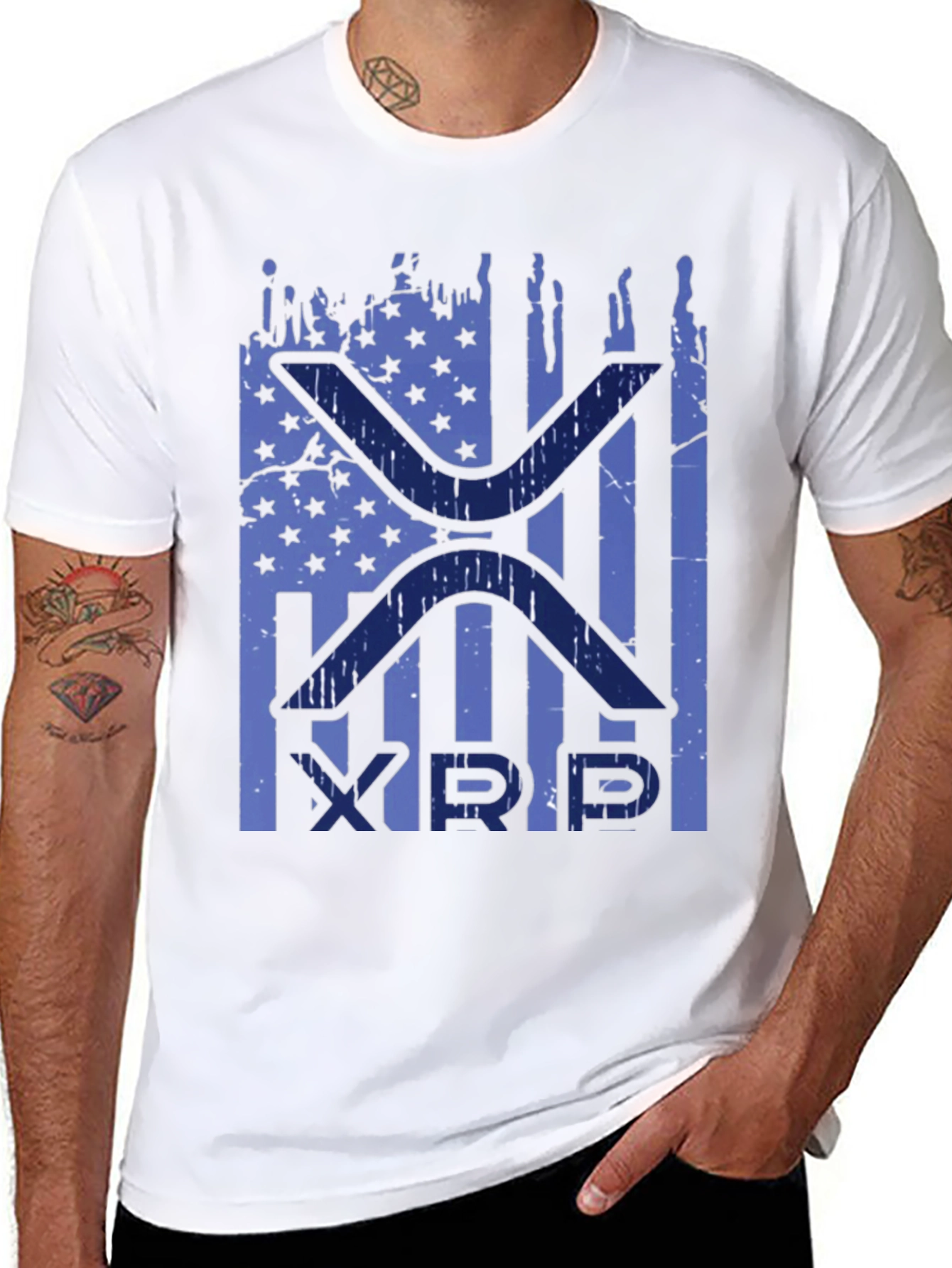 Ripple XRP American Flag T-Shirt