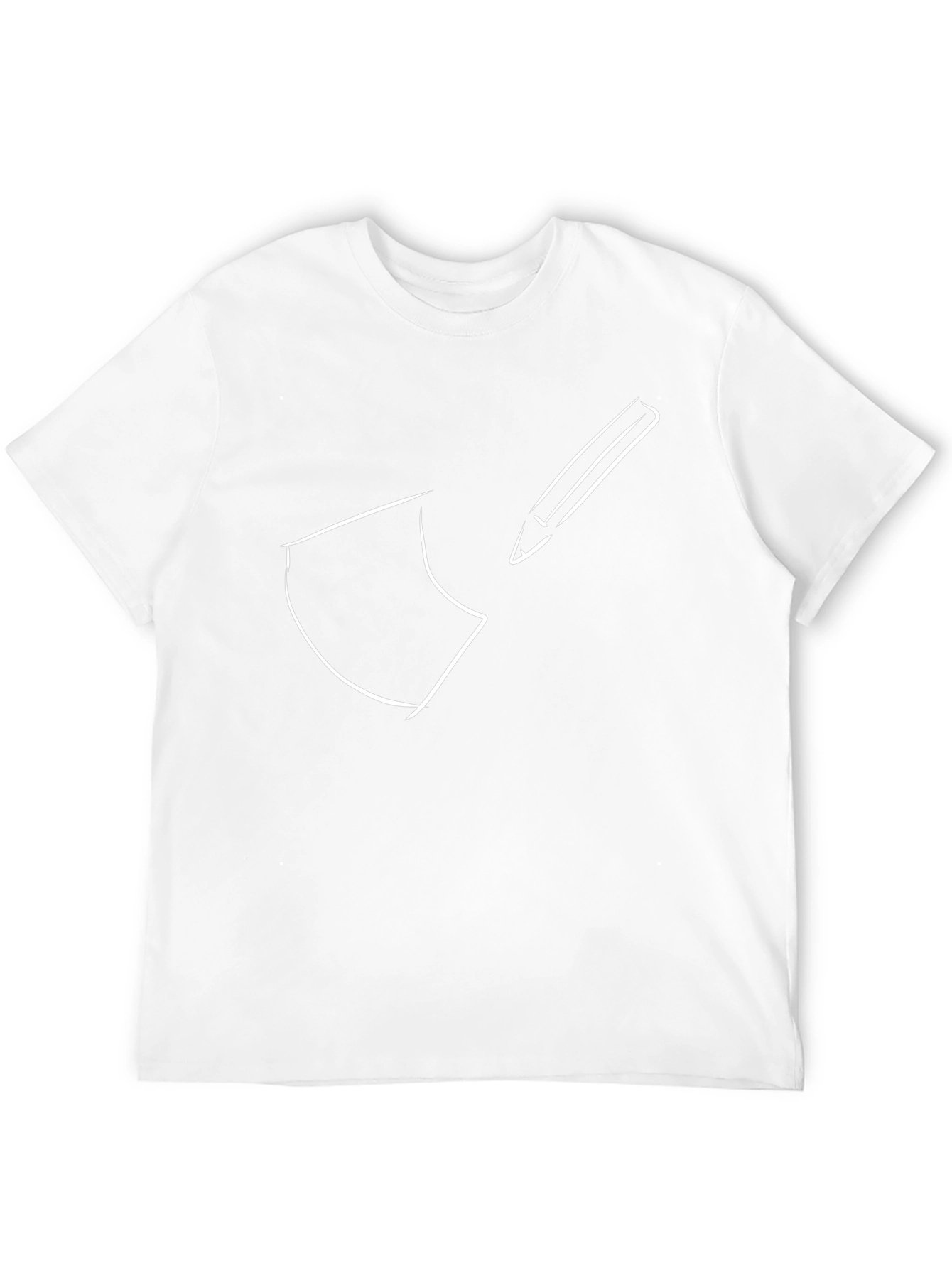 Sketchbook Tee - Creative Design Black Cotton T-Shirt