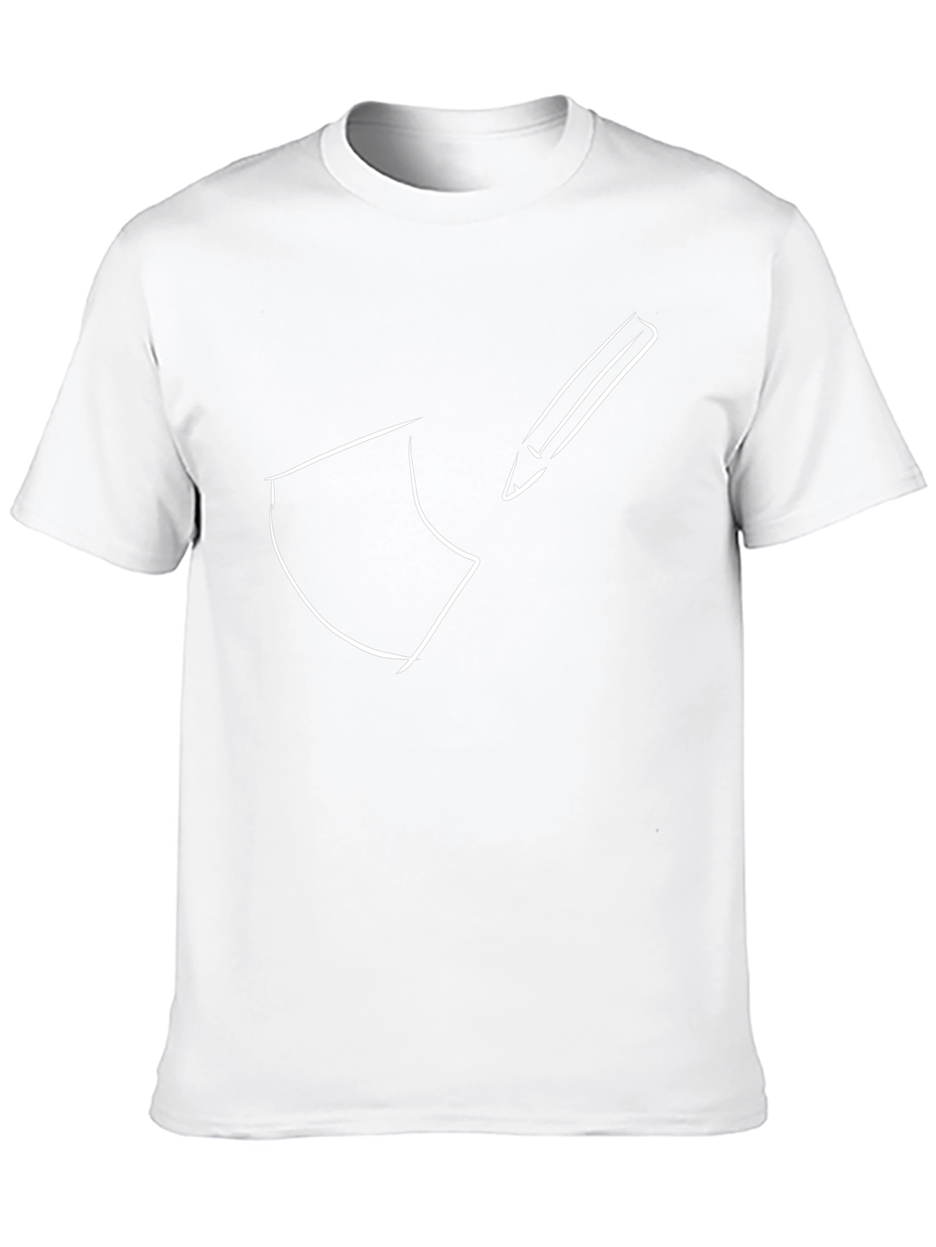 Sketchbook Tee - Creative Design Black Cotton T-Shirt