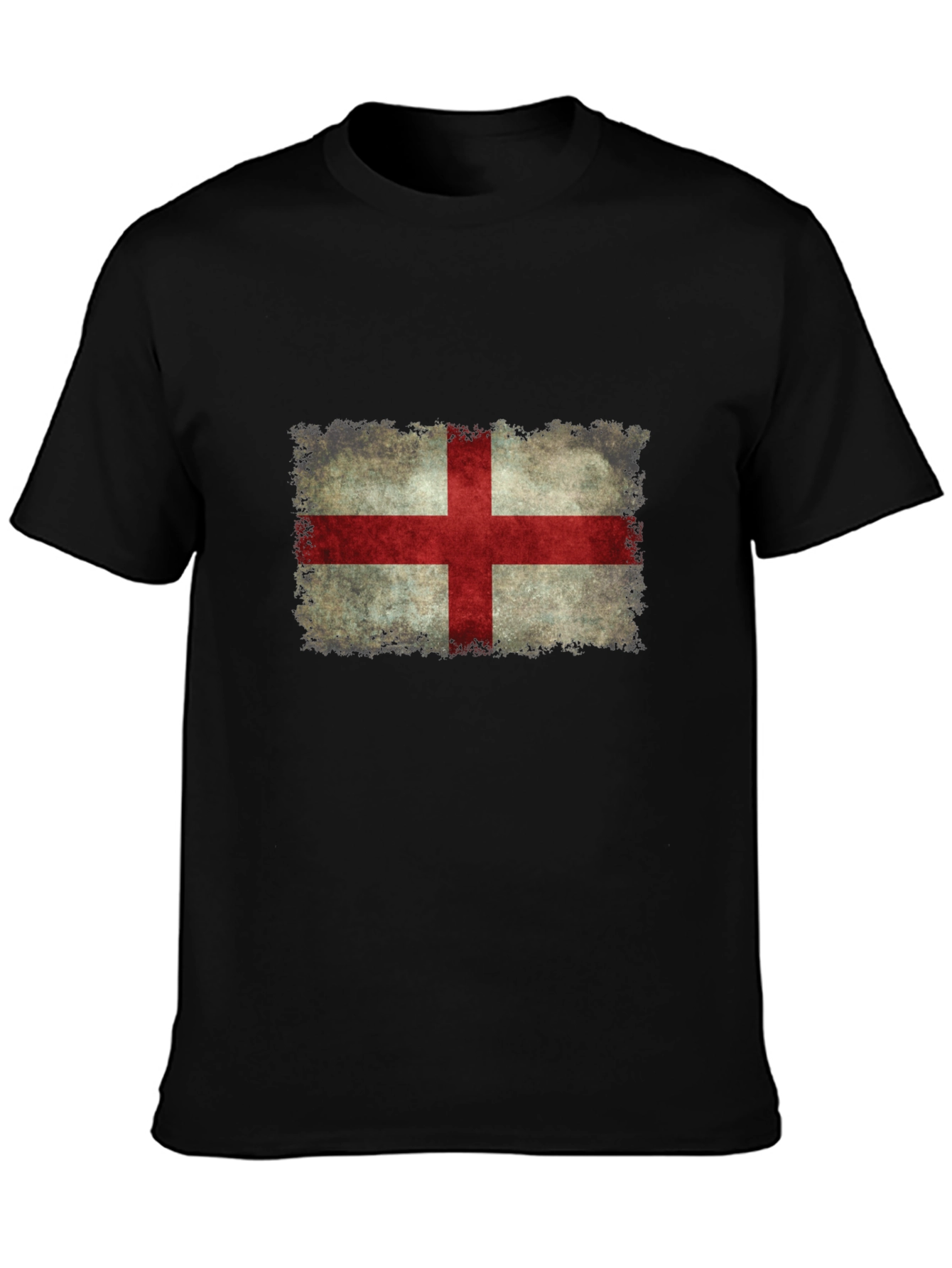 England Flag Distressed Graphic T-Shirt