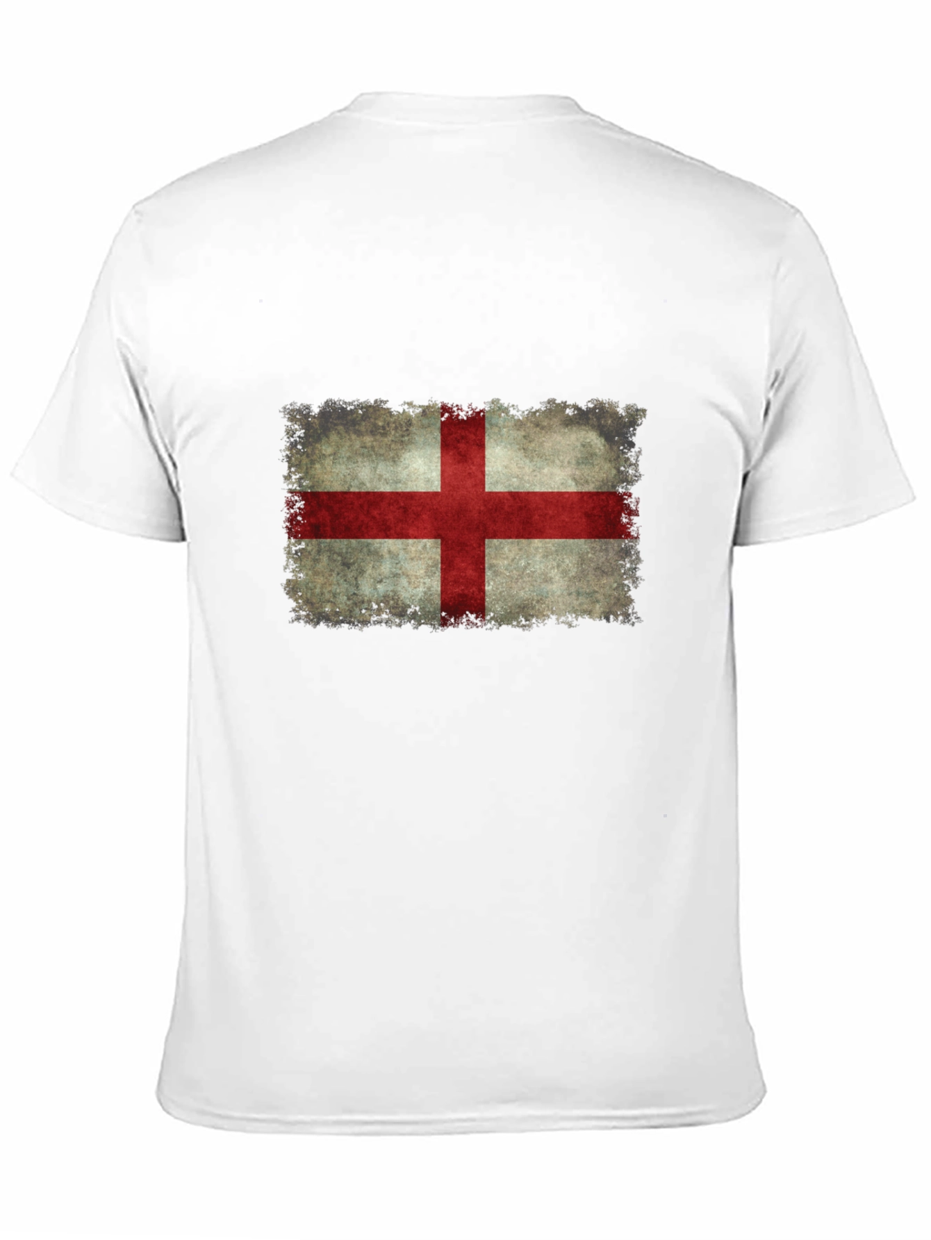 England Flag Distressed Graphic T-Shirt