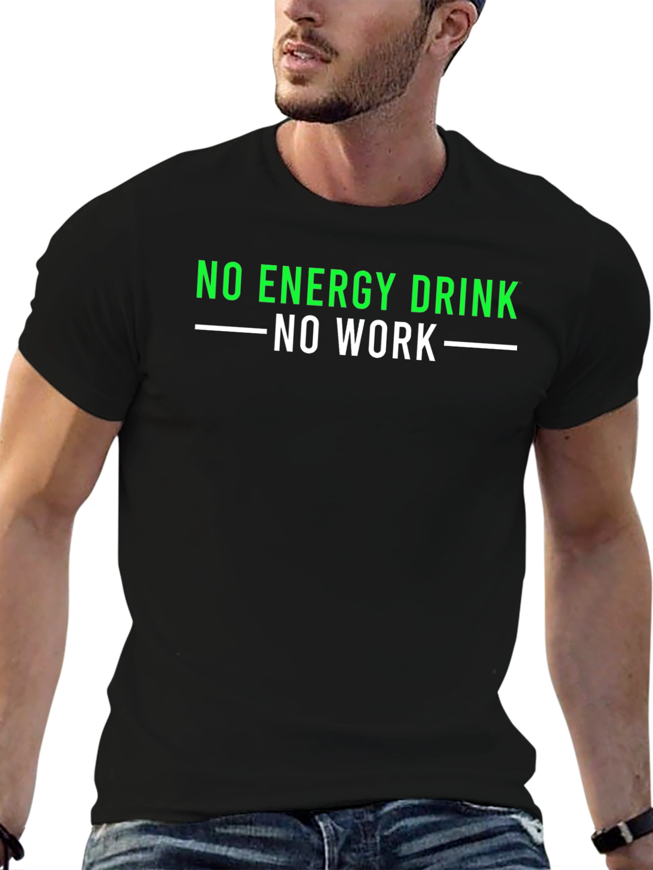 No Energy Drink No Work T-Shirt