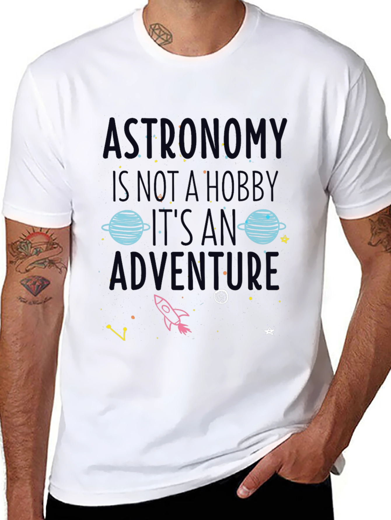 Astronomy Adventure T-Shirt - Space Lover Tee