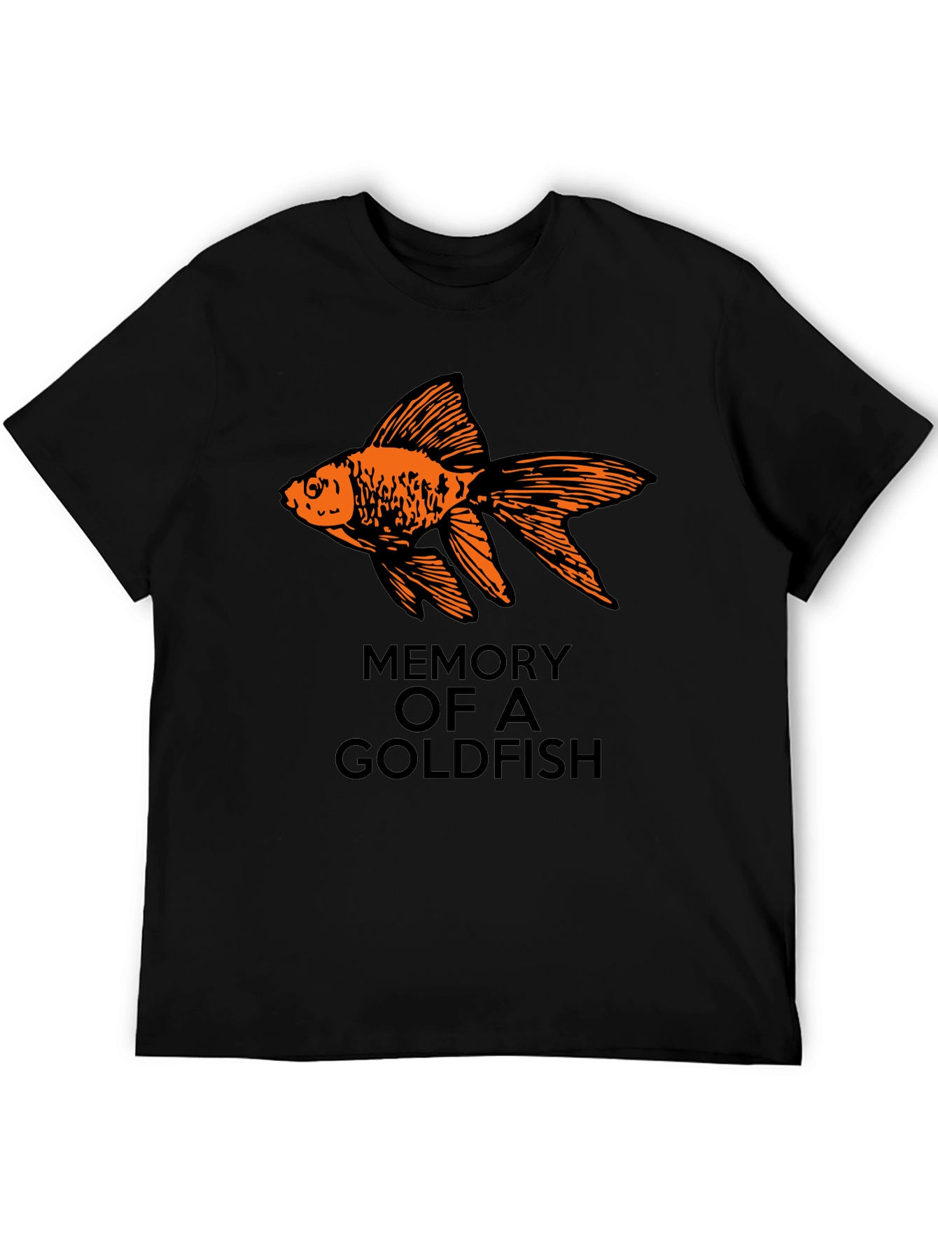 Goldfish Memory Graphic Tee - Novelty T-Shirt