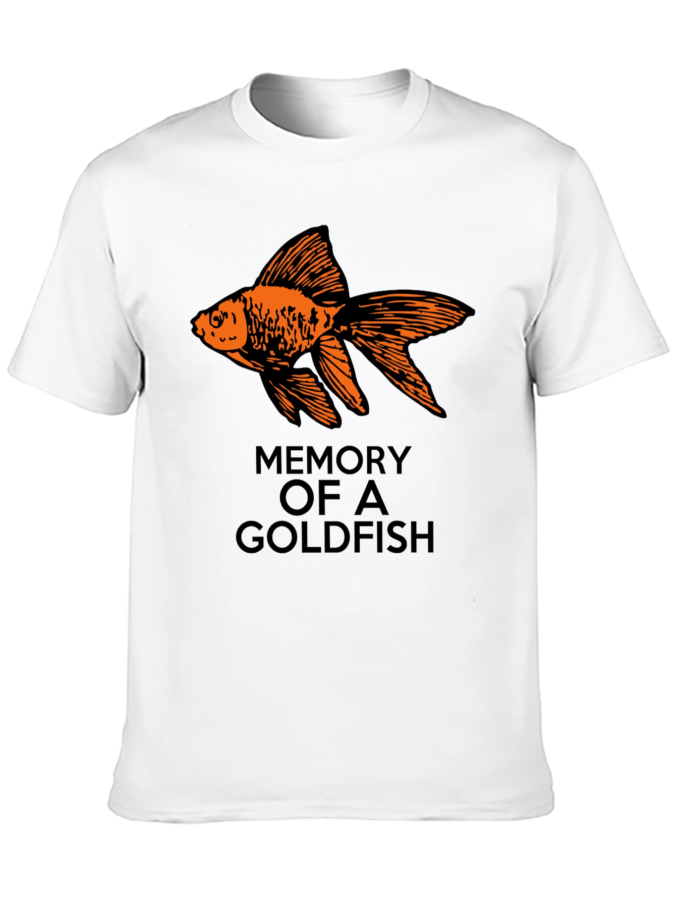 Goldfish Memory Graphic Tee - Novelty T-Shirt