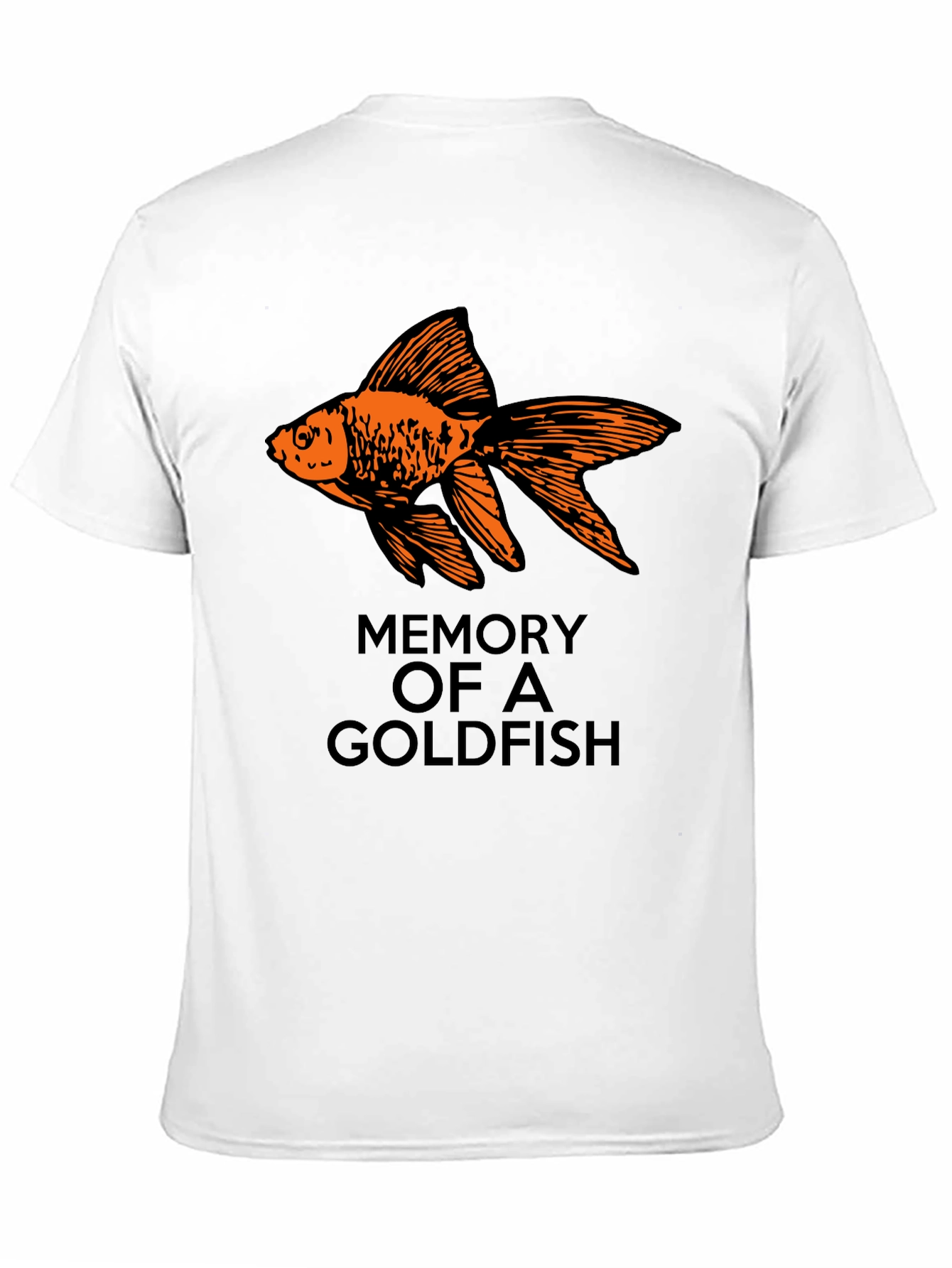 Goldfish Memory Graphic Tee - Novelty T-Shirt
