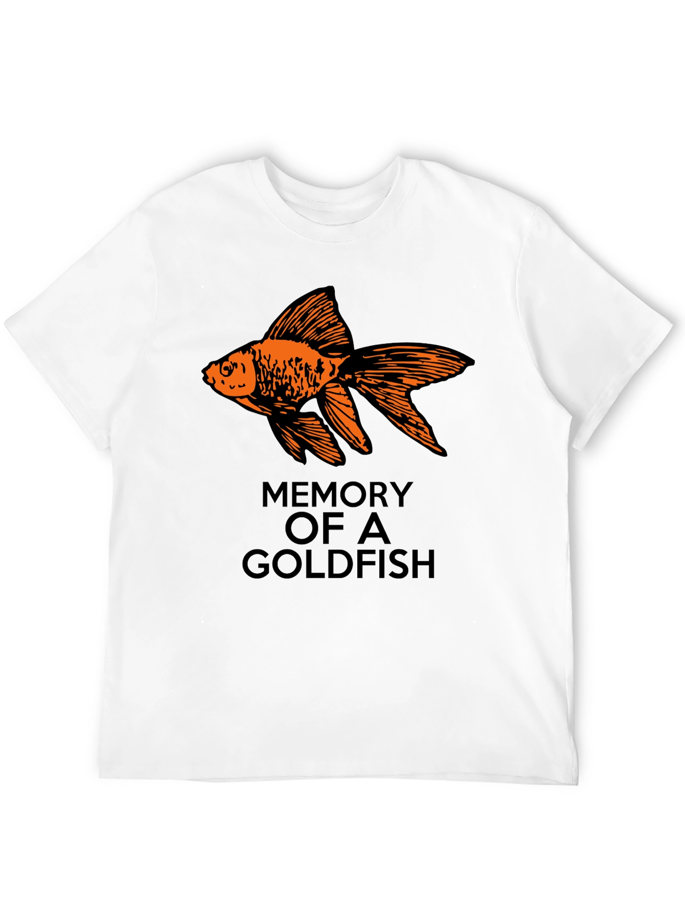 Goldfish Memory Graphic Tee - Novelty T-Shirt