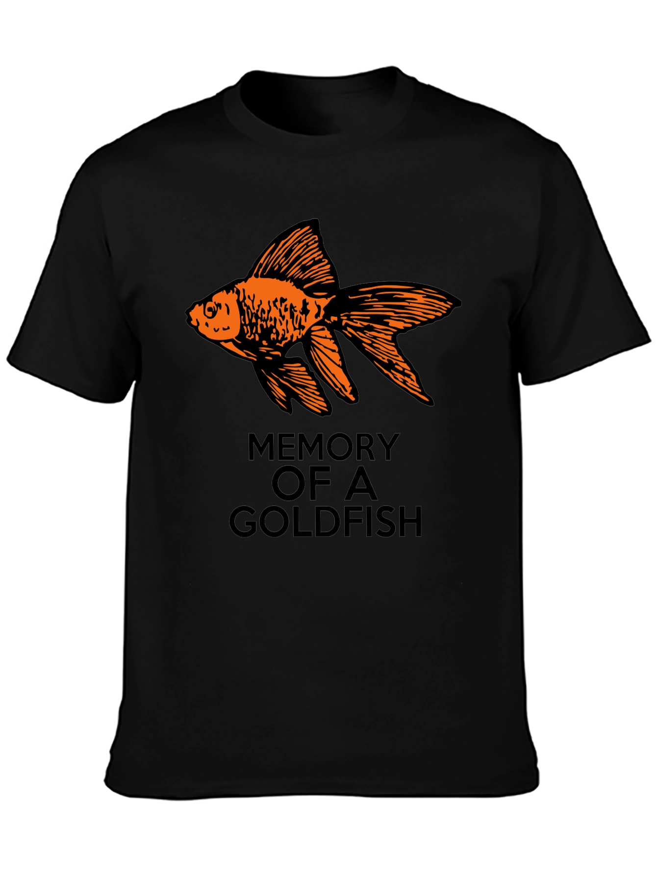 Goldfish Memory Graphic Tee - Novelty T-Shirt