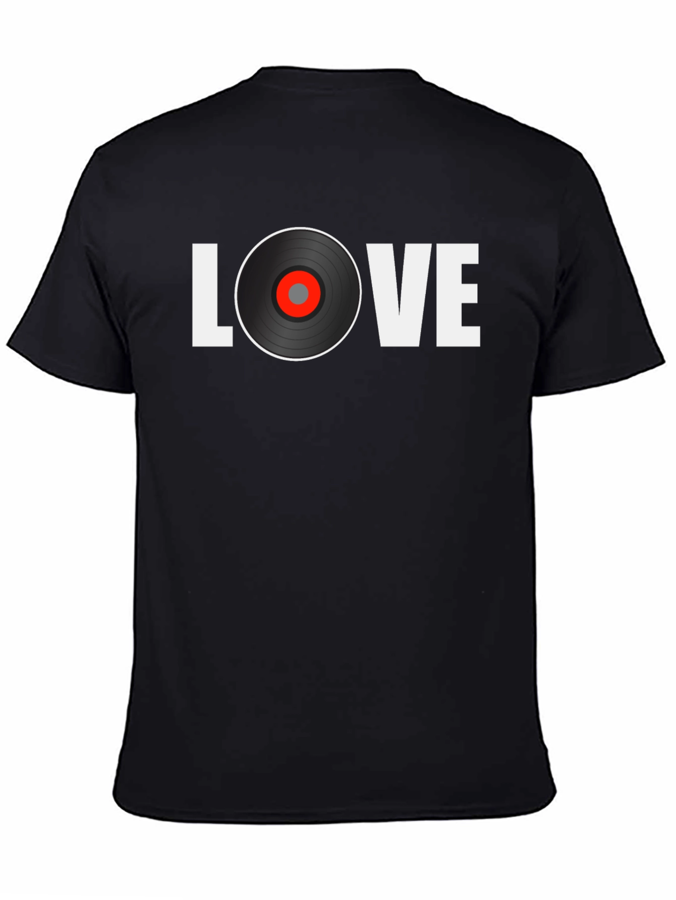 Love Vinyl Record Graphic T-Shirt
