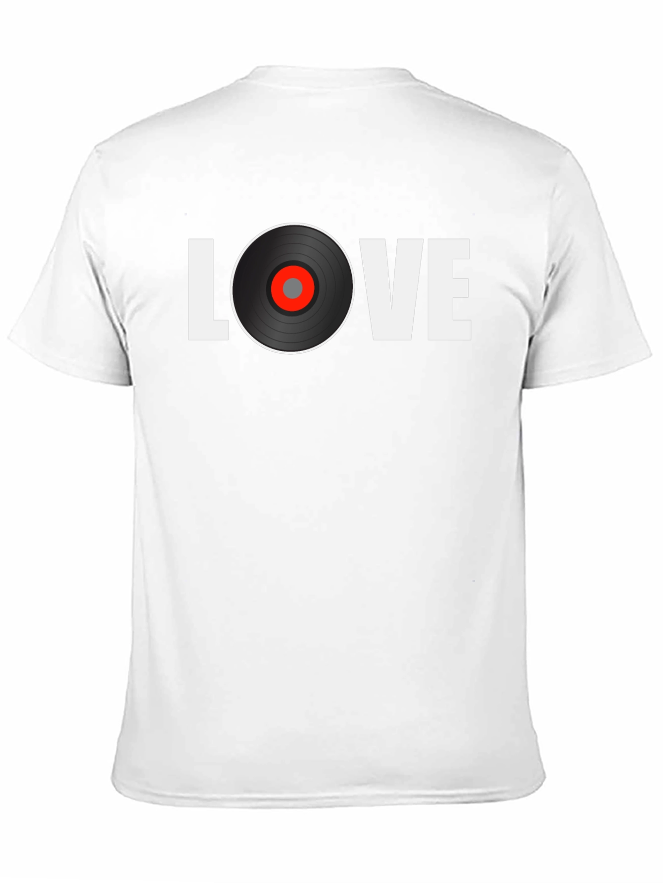 Love Vinyl Record Graphic T-Shirt