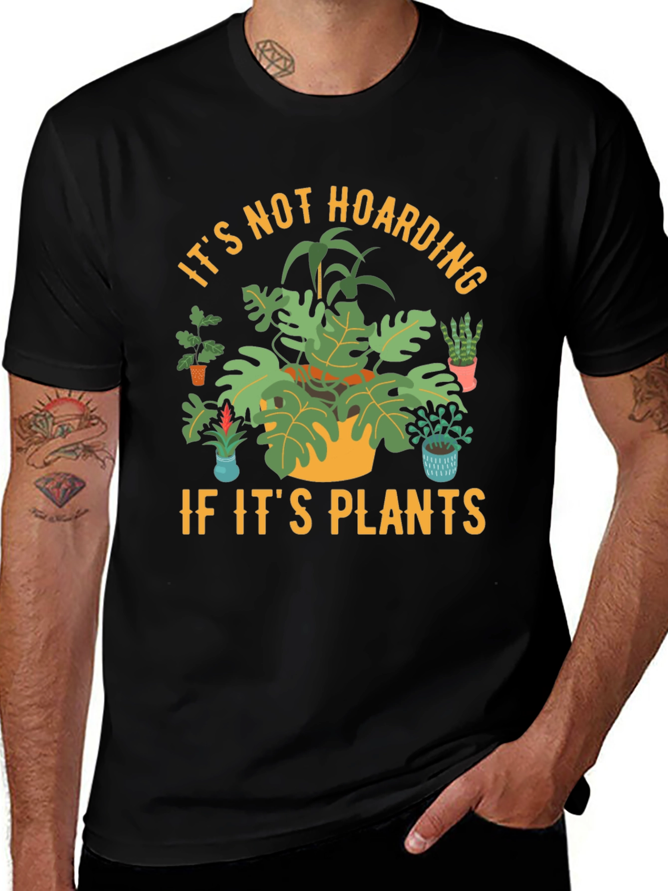 Plant Lover T-Shirt: Its Not Hoarding If Its Plants!