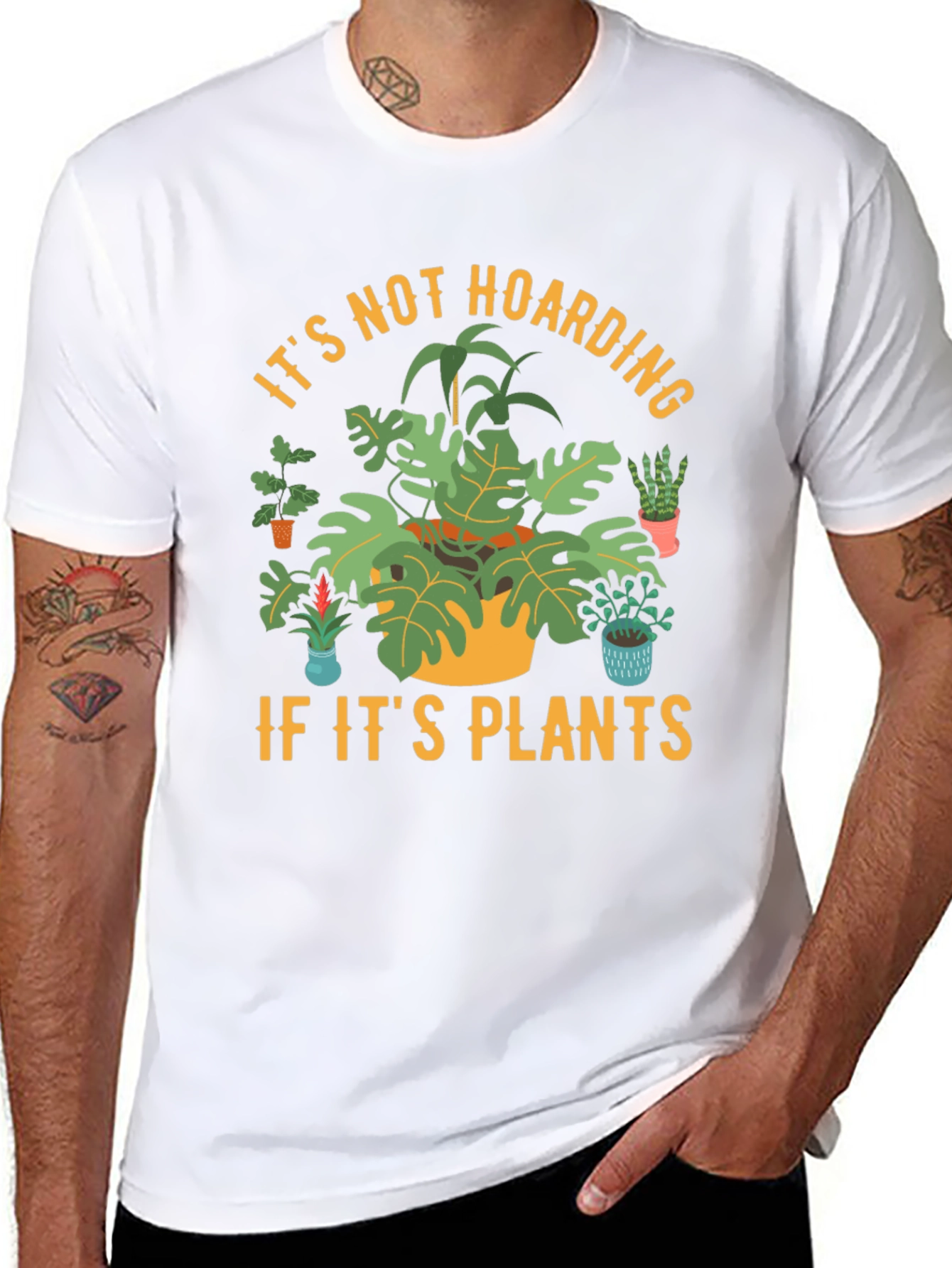 Plant Lover T-Shirt: Its Not Hoarding If Its Plants!