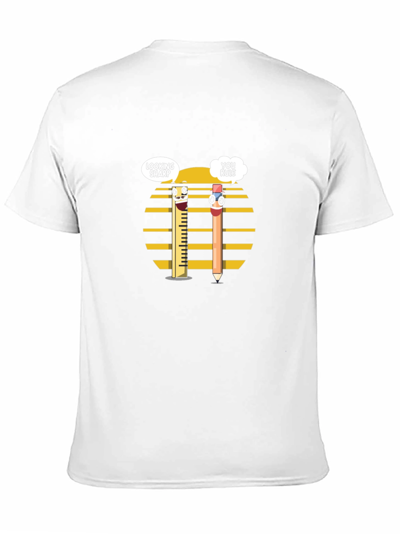 Looking Sharp Mens Black T-Shirt