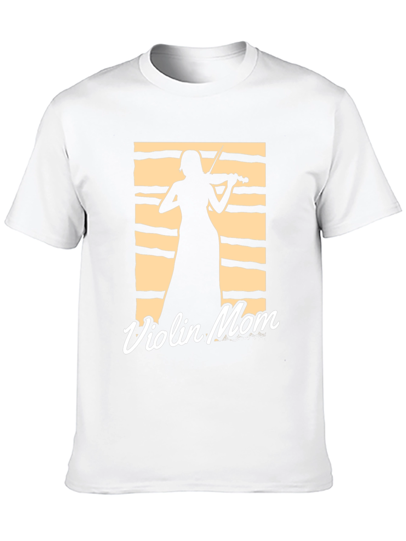 Violin Mom T-Shirt - Musician Silhouette Tee