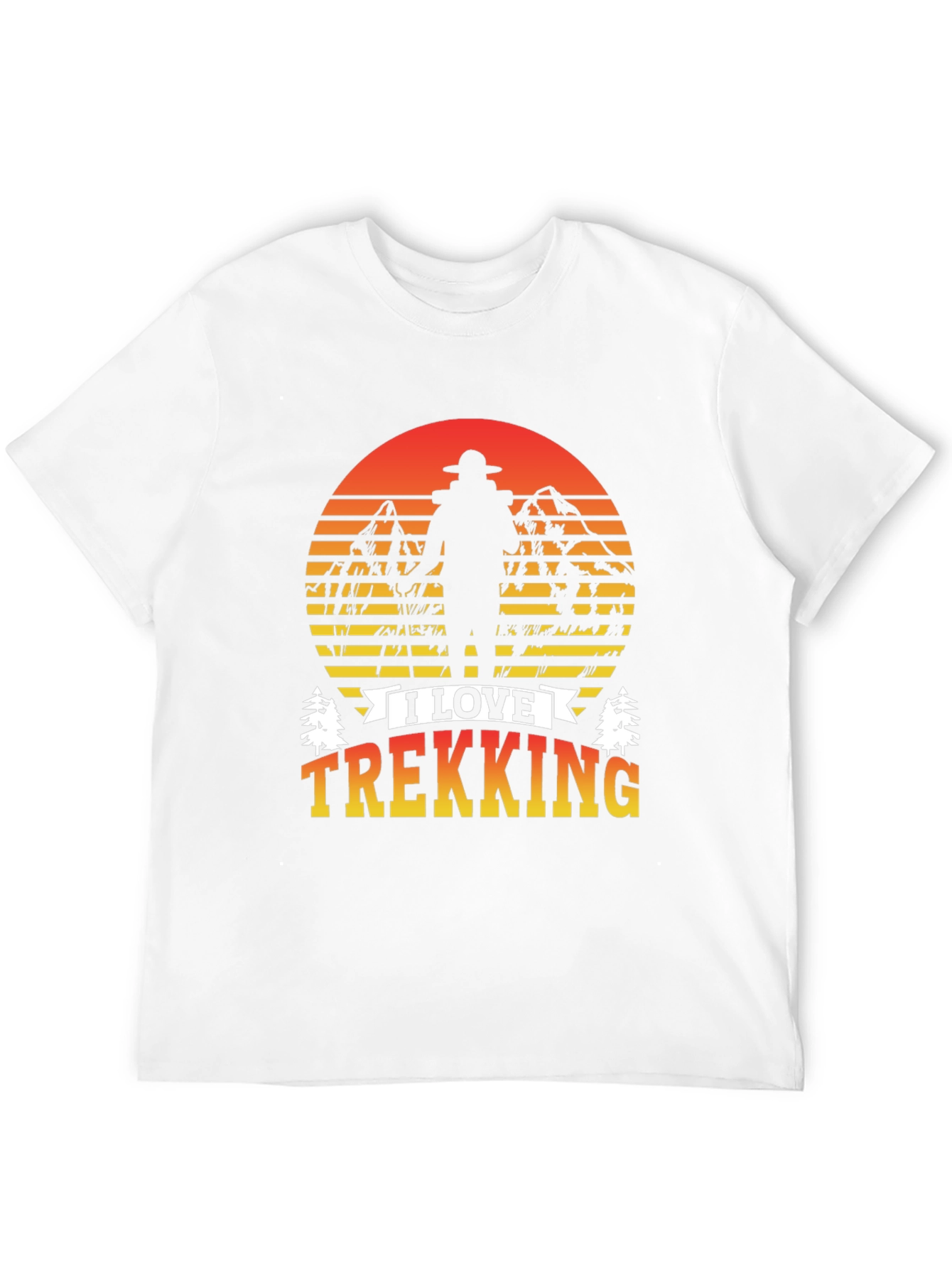I Love Trekking Graphic T-Shirt