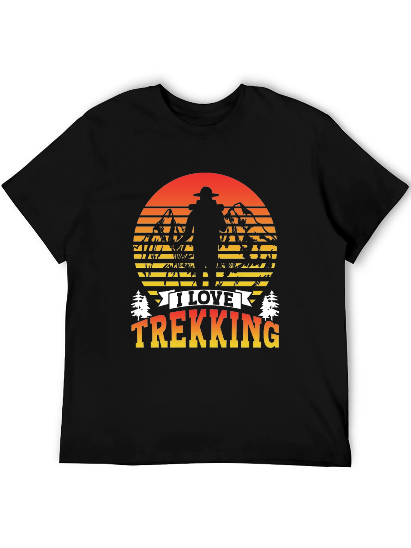 I Love Trekking Graphic T-Shirt