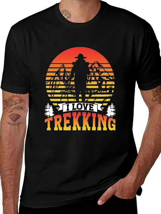 I Love Trekking Graphic T-Shirt