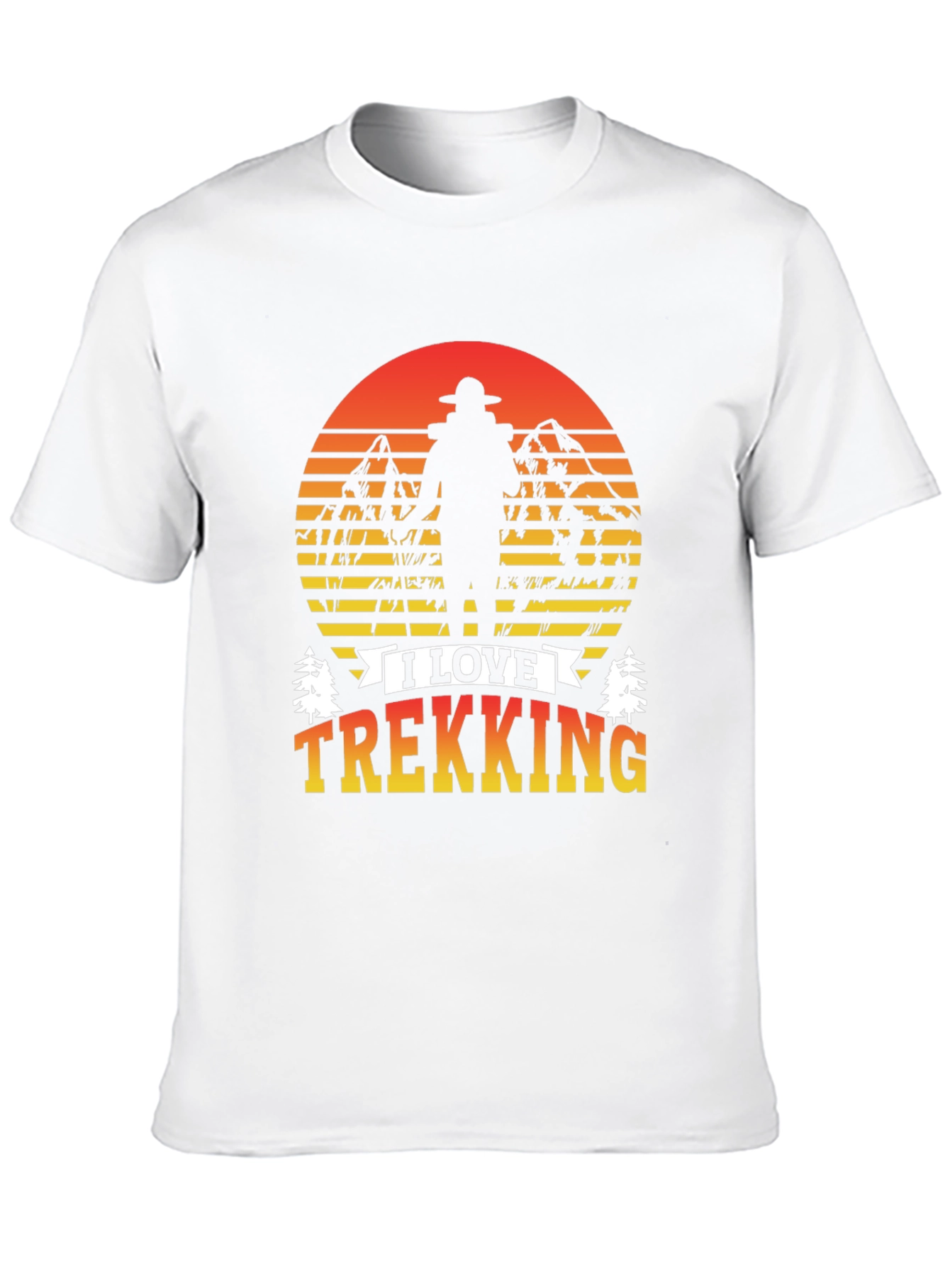 I Love Trekking Graphic T-Shirt