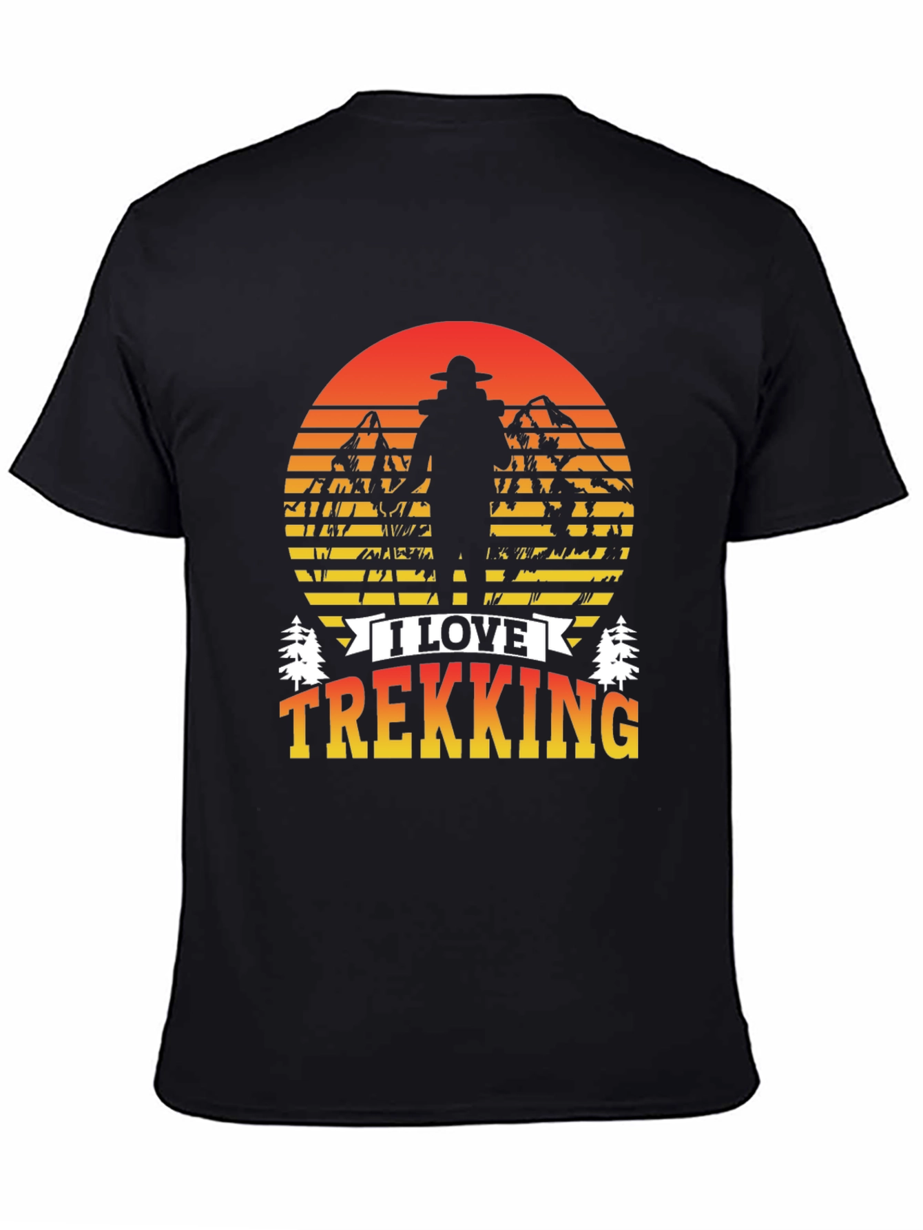 I Love Trekking Graphic T-Shirt