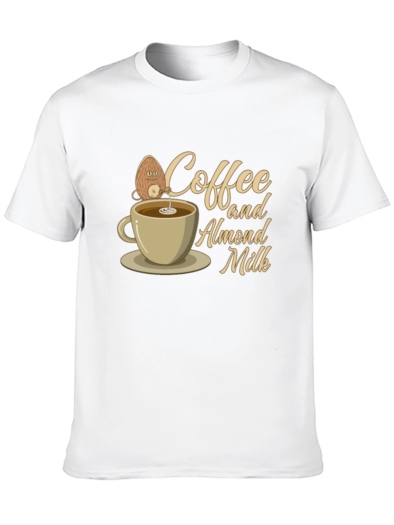 Coffee & Almond Milk Graphic T-Shirt