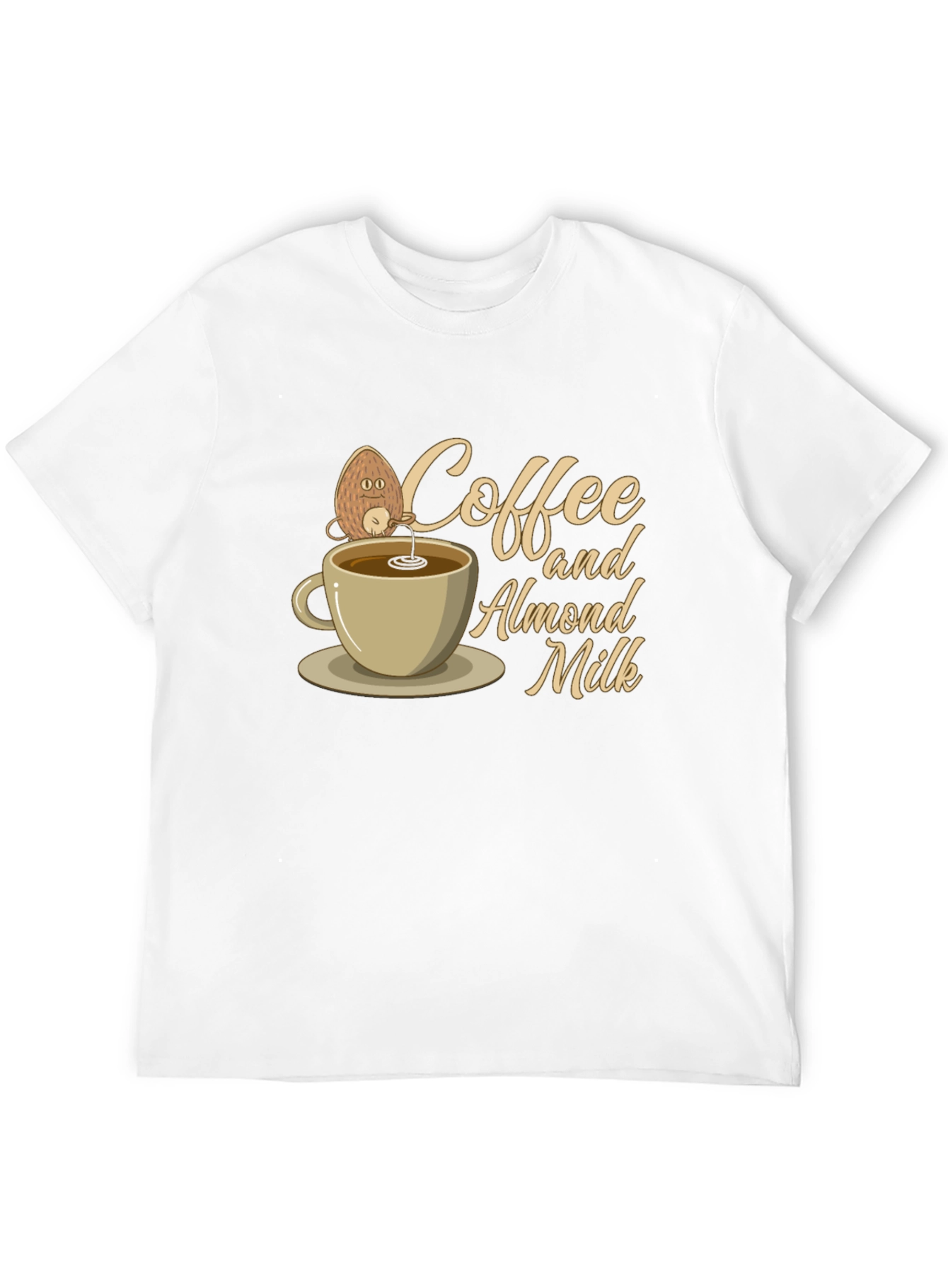Coffee & Almond Milk Graphic T-Shirt