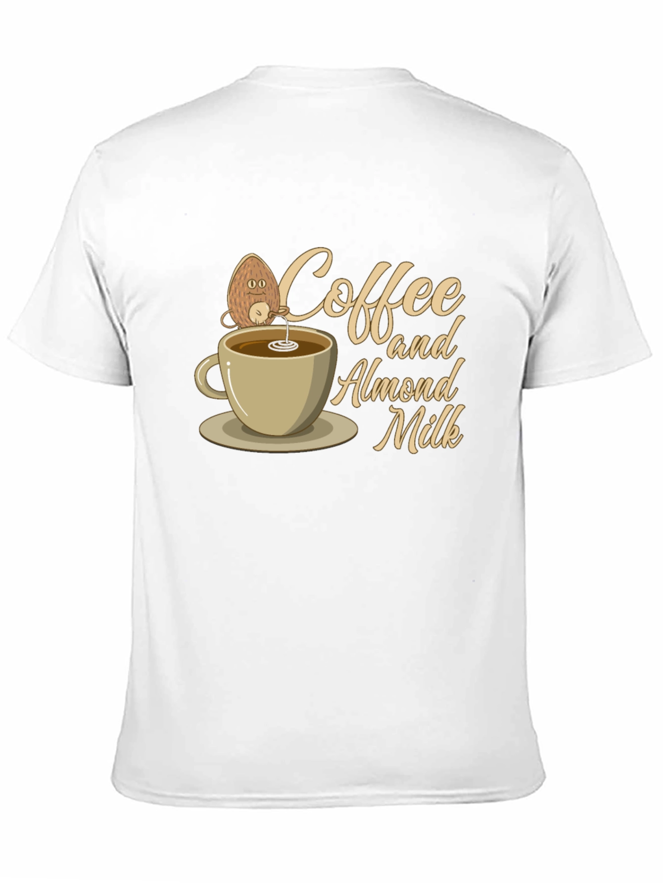 Coffee & Almond Milk Graphic T-Shirt