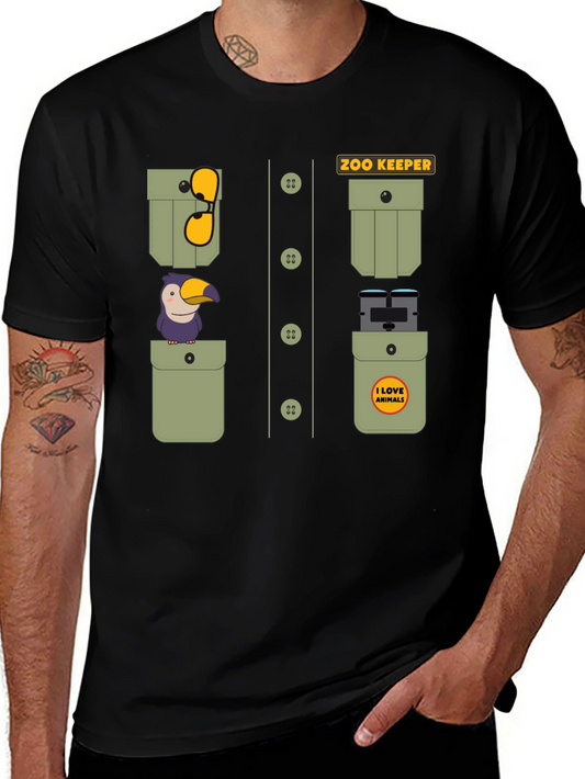 Zoo Keeper Costume Graphic Tee