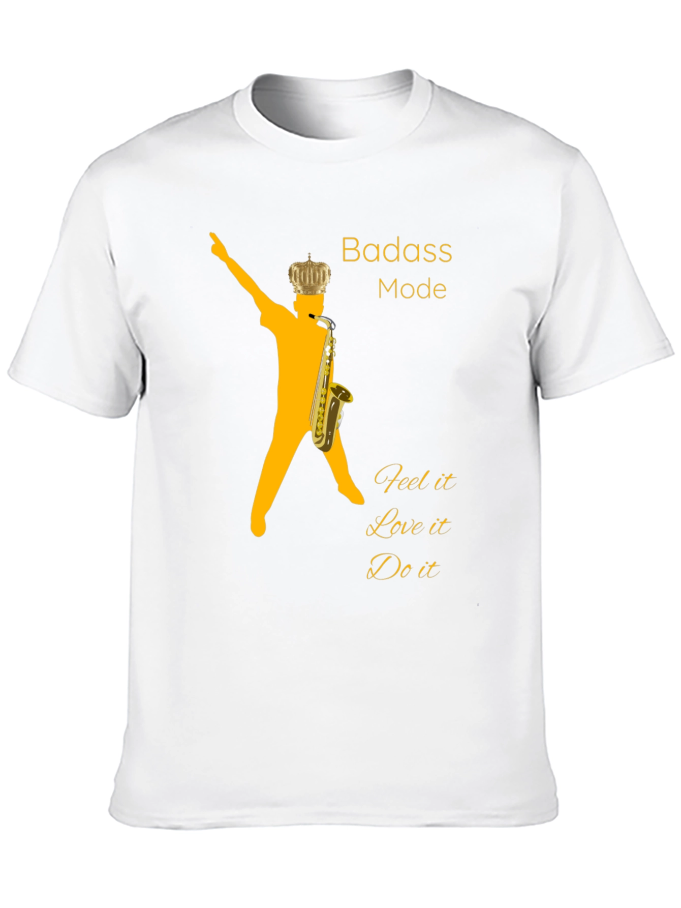Badass Mode Saxophone Graphic Tee