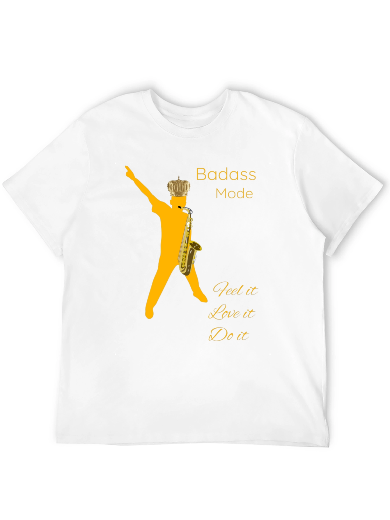 Badass Mode Saxophone Graphic Tee
