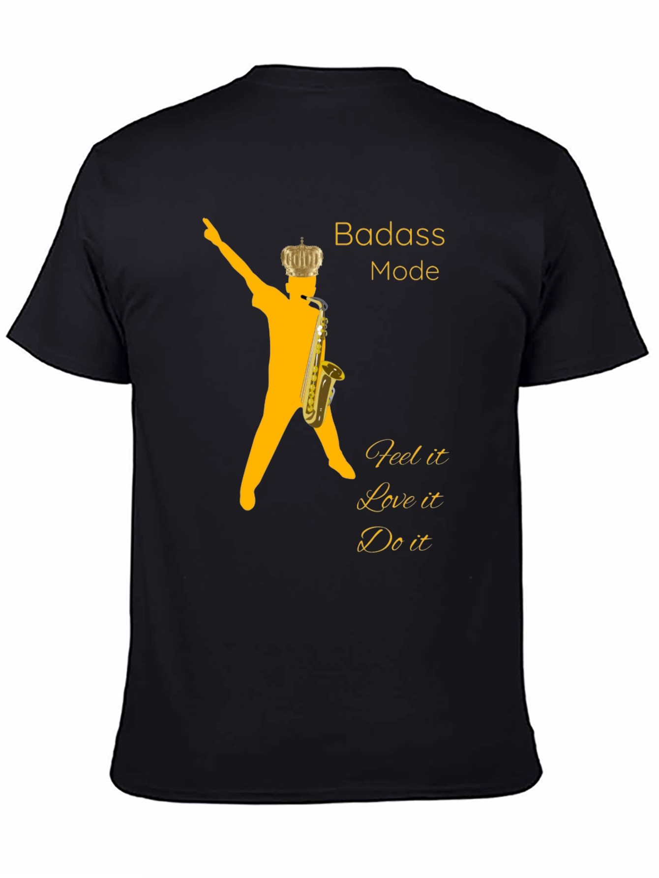 Badass Mode Saxophone Graphic Tee