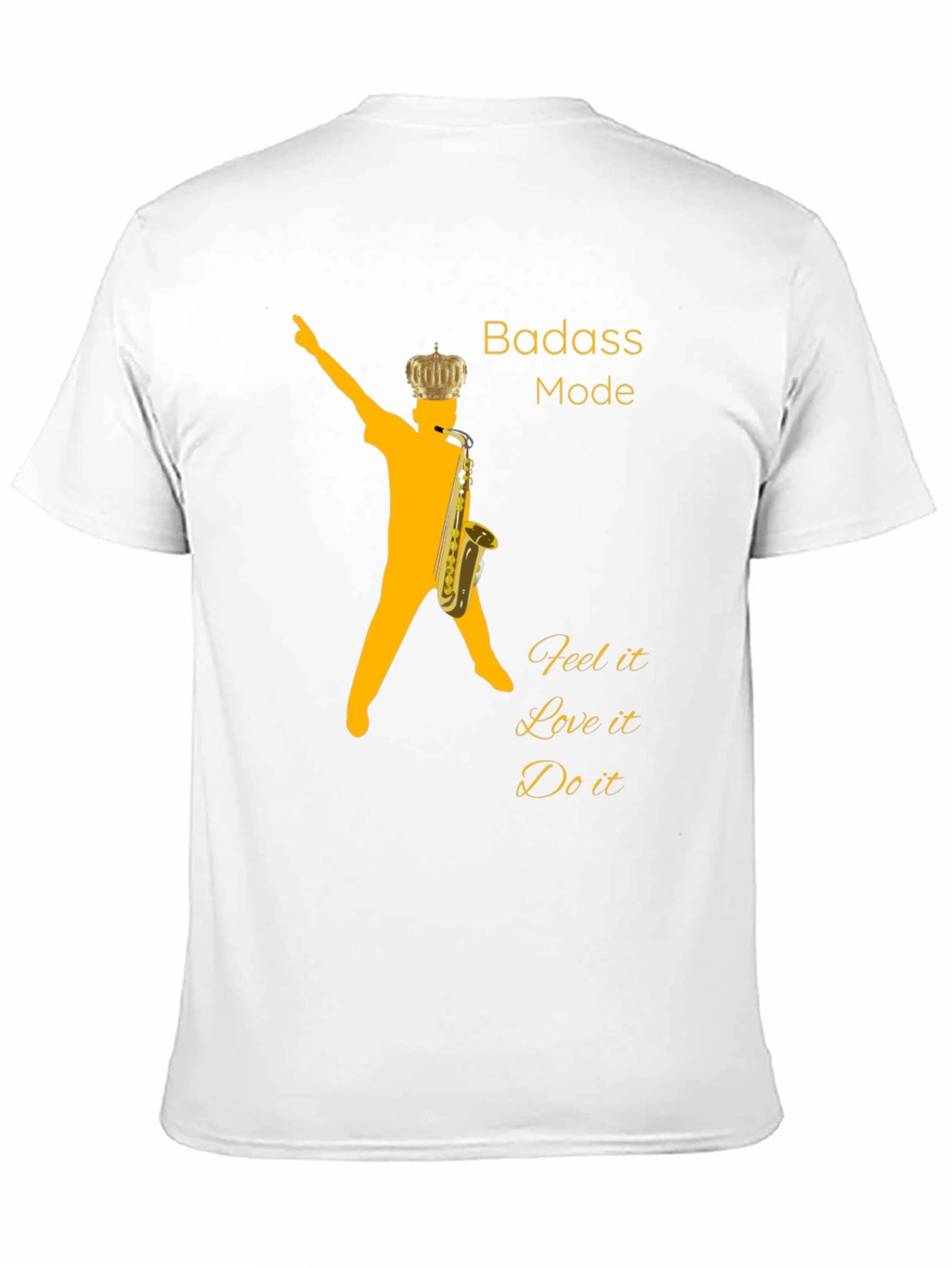 Badass Mode Saxophone Graphic Tee