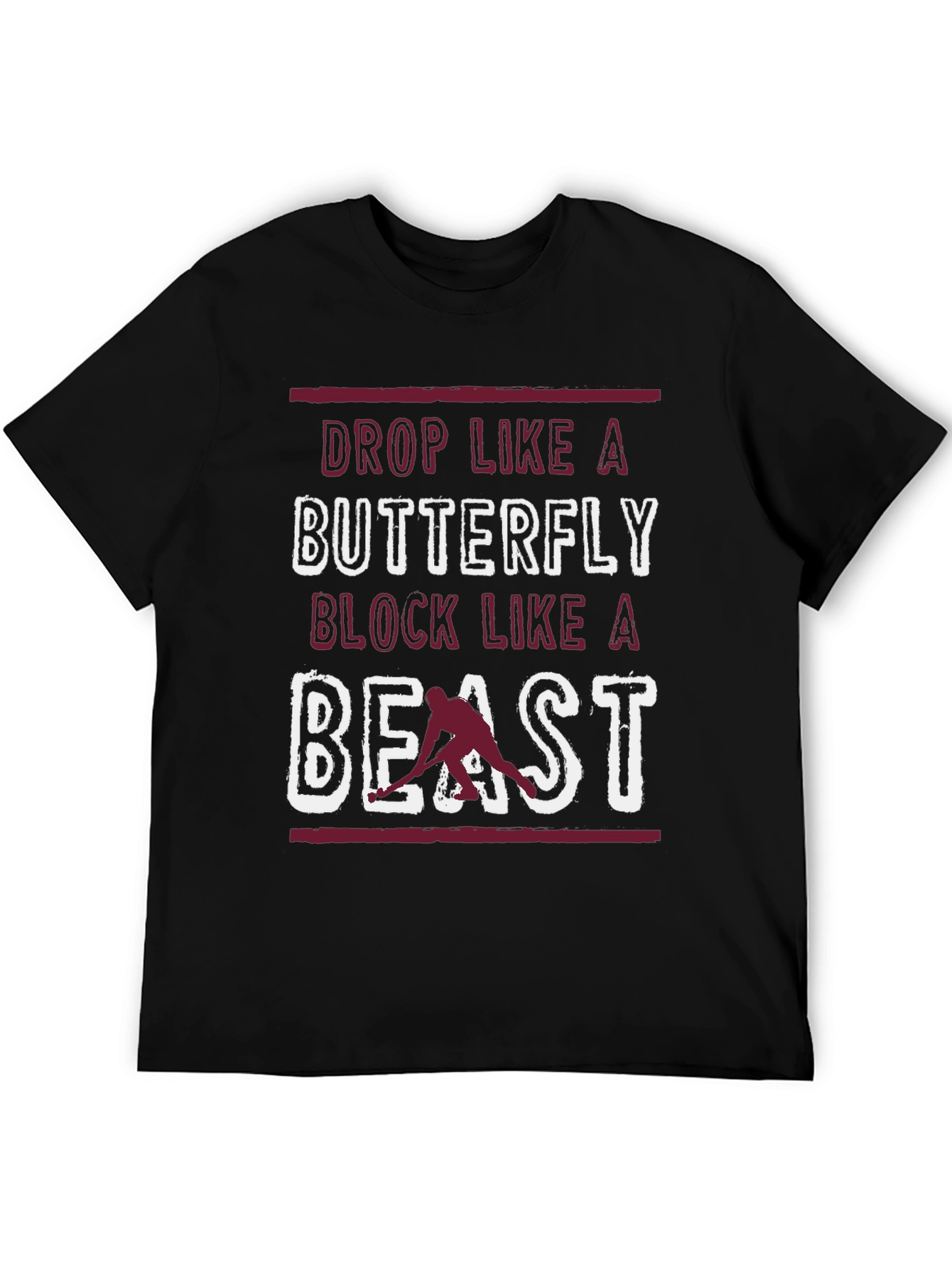 Hockey Drop Like A Butterfly Graphic Tee