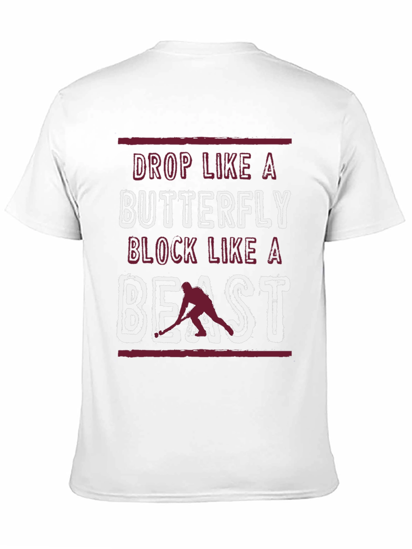 Hockey Drop Like A Butterfly Graphic Tee