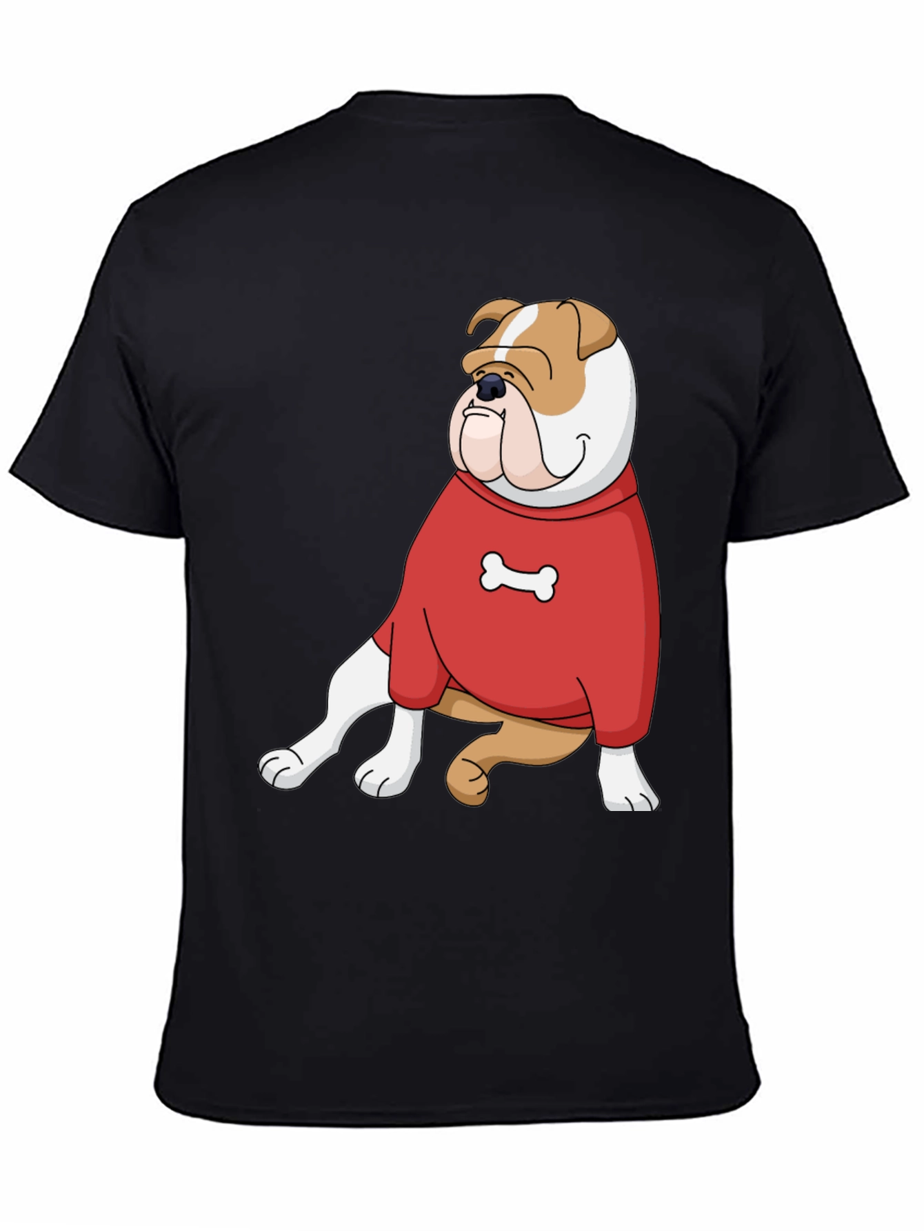 Bulldog Bone Graphic Tee - Comfort & Style
