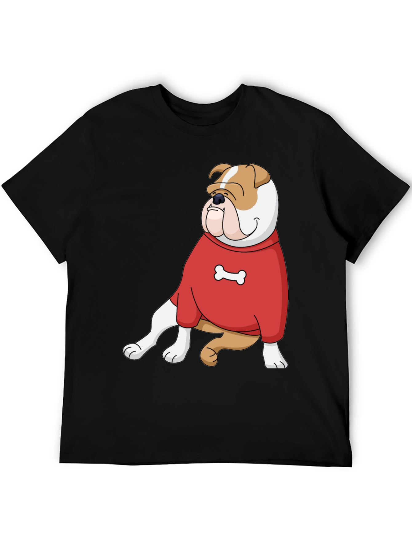 Bulldog Bone Graphic Tee - Comfort & Style