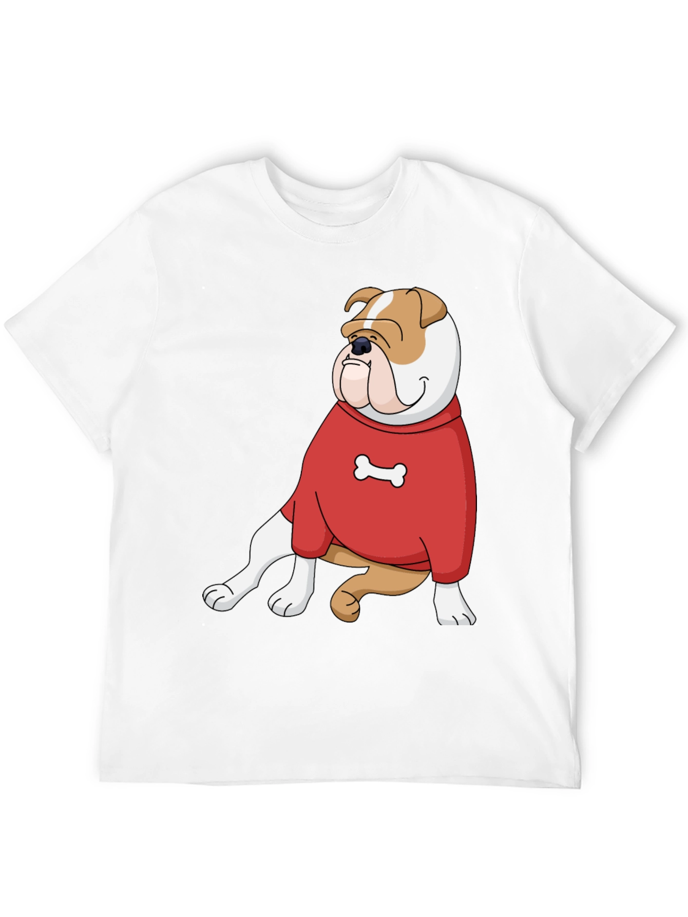 Bulldog Bone Graphic Tee - Comfort & Style