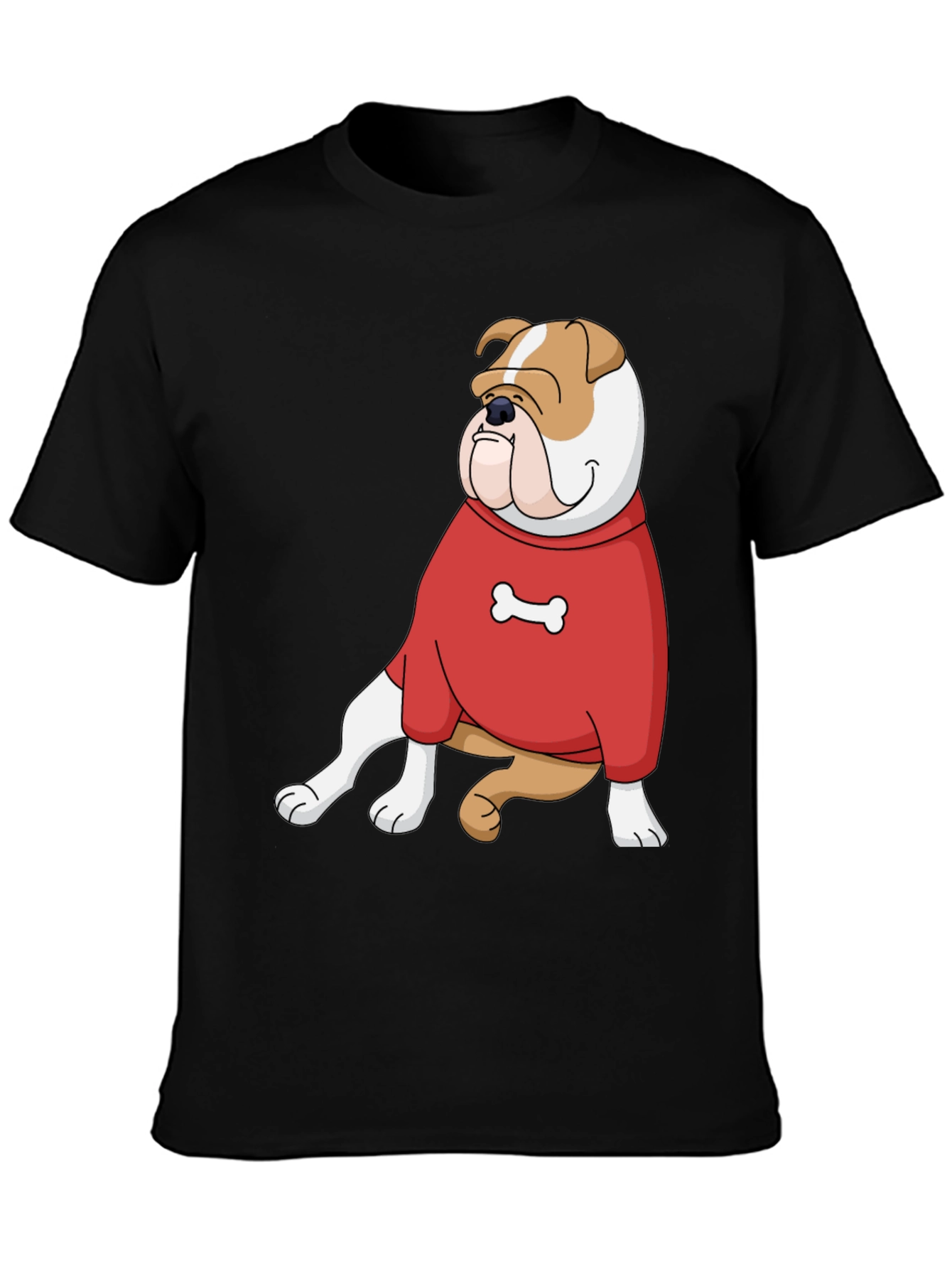 Bulldog Bone Graphic Tee - Comfort & Style