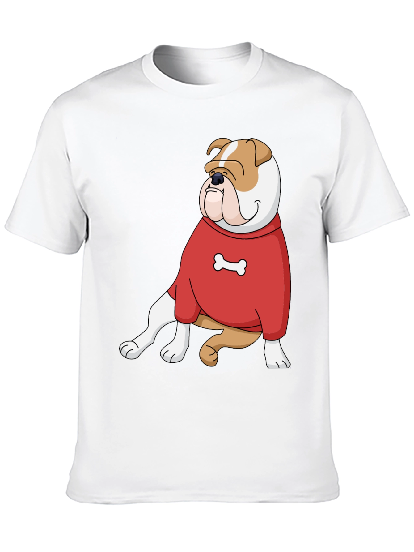 Bulldog Bone Graphic Tee - Comfort & Style