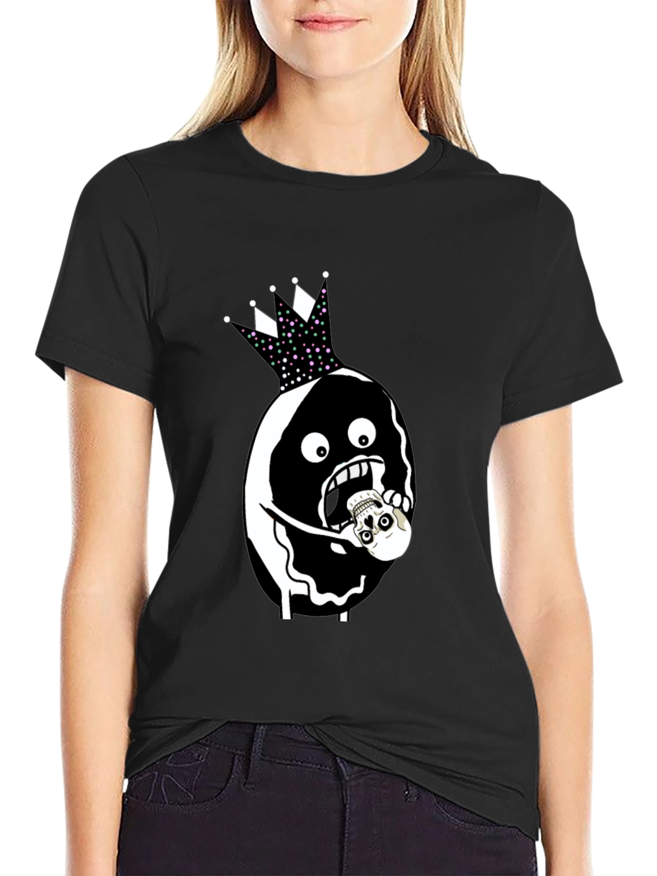 Skull Eater T-Shirt - Dark Humor Graphic Tee
