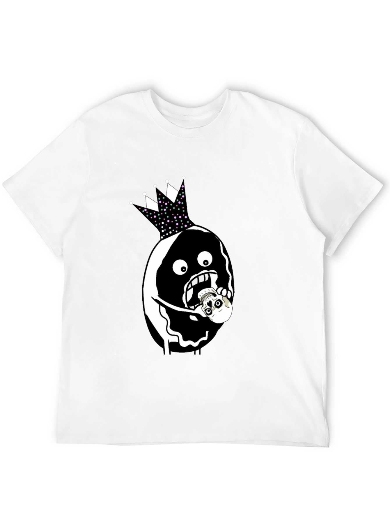 Skull Eater T-Shirt - Dark Humor Graphic Tee