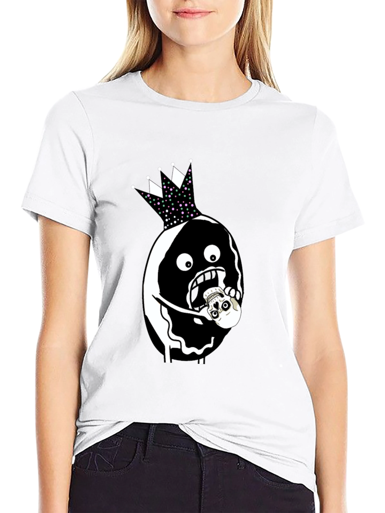 Skull Eater T-Shirt - Dark Humor Graphic Tee